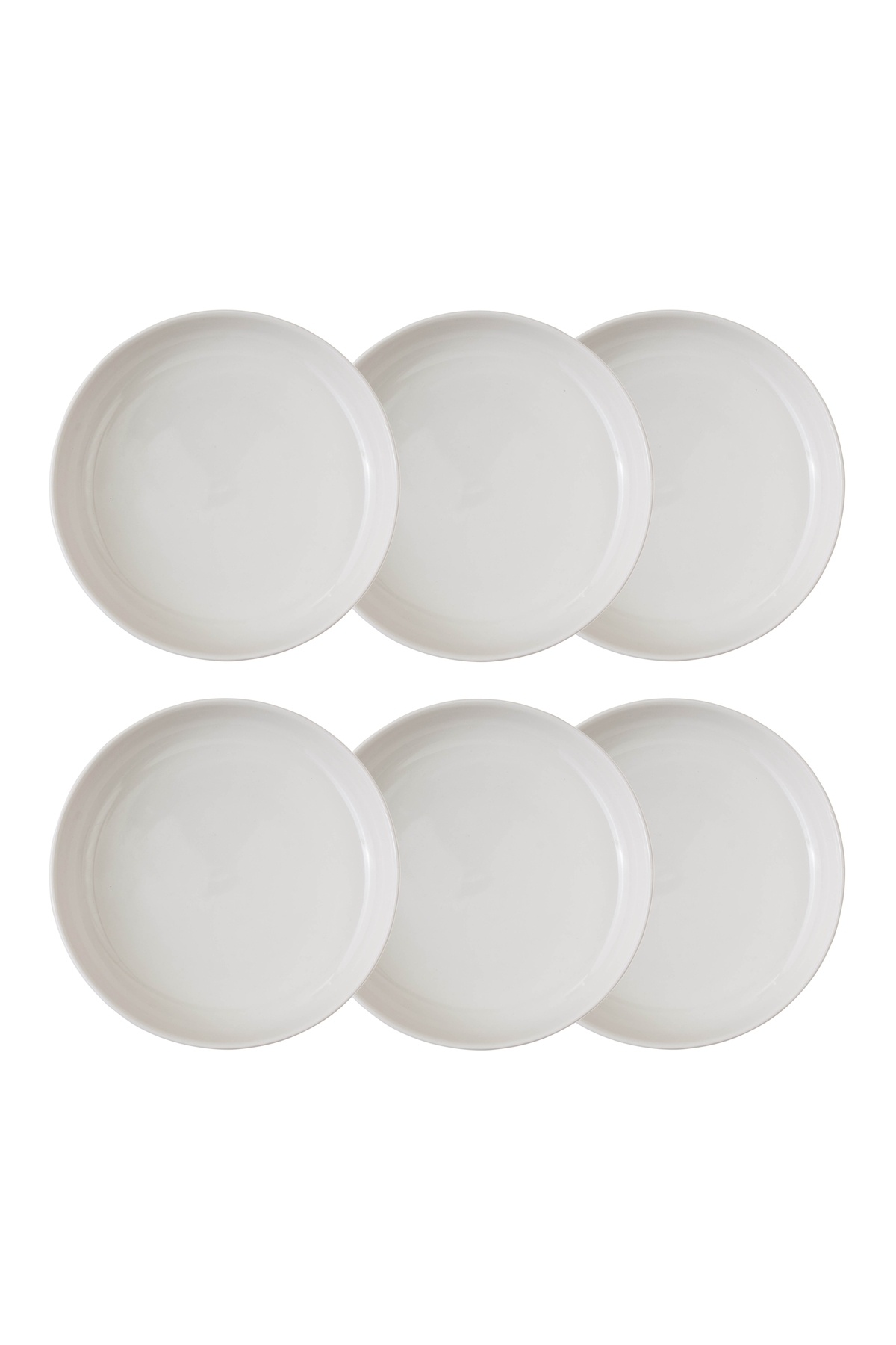 EPHESUS WHITE BOWL SET 6-PIECE-17CM