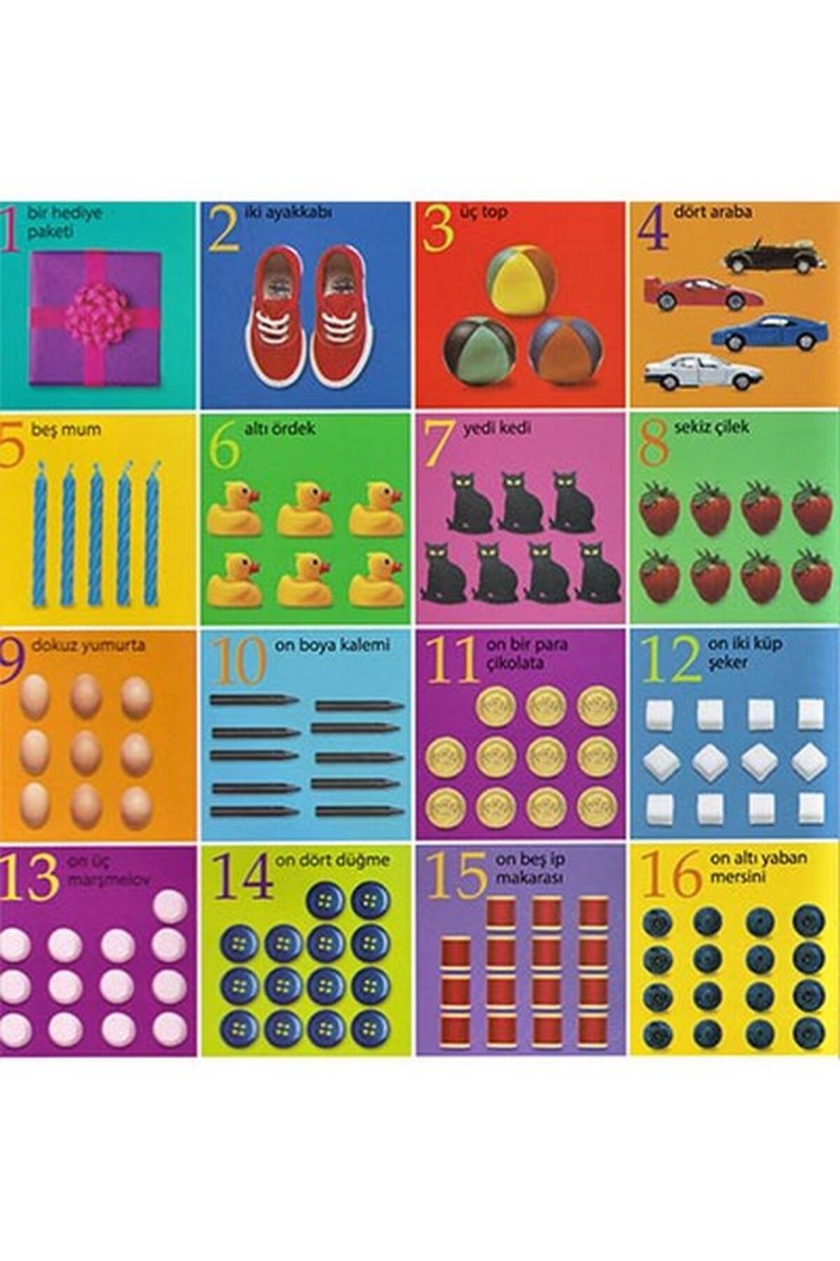 Parıltı Yayıncılık İlk Sayılar. Sözcükler ve Hayvanlar Kitabım - 3 Kitap fotoğrafı 2 (önizleme)