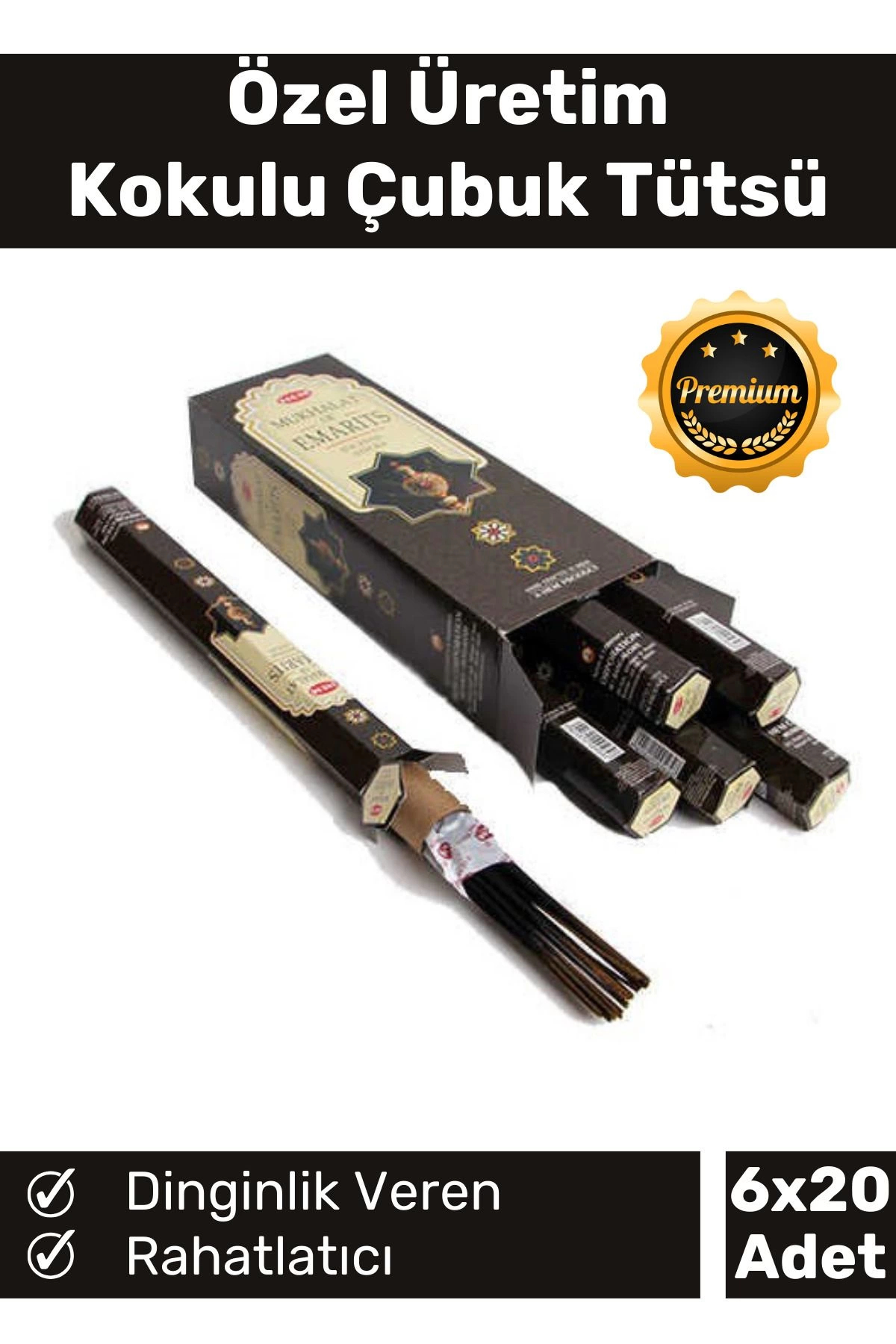 Special Production Calming Meditation Chakra Energy Relaxing Scented Stick Incense 6 x 20 Pieces