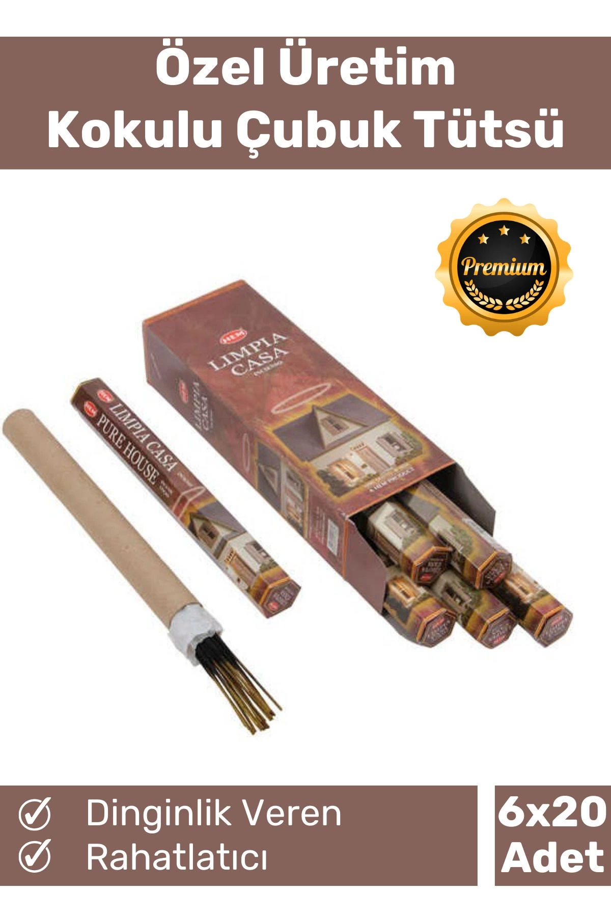 Special Production Calming Meditation Chakra Energy Relaxing Scented Stick Incense 6 x 20 Pieces