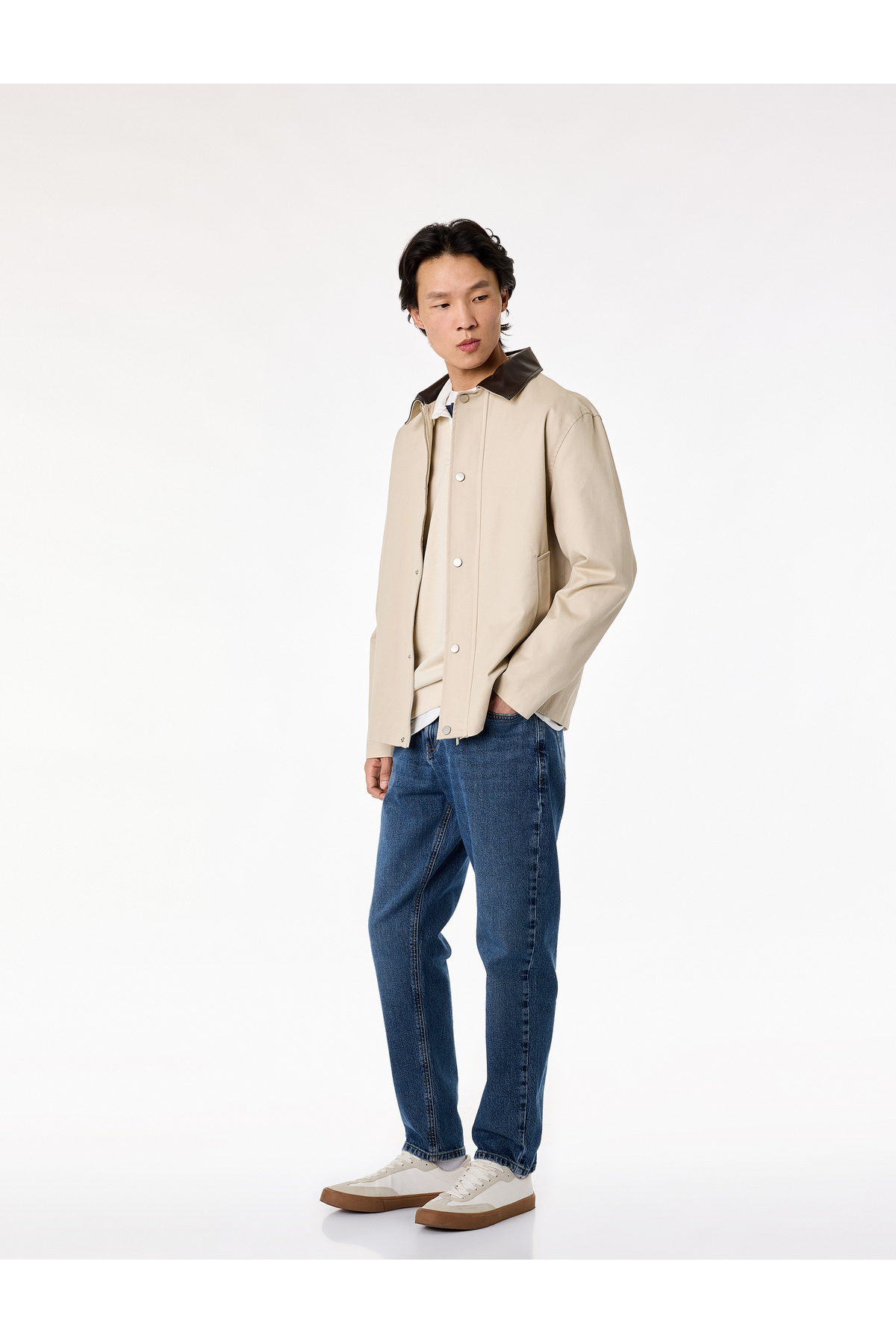Koton Pamuklu Regular Fit Normal Bel Tapered Jean Pantolon - Joe Jean görsel 3