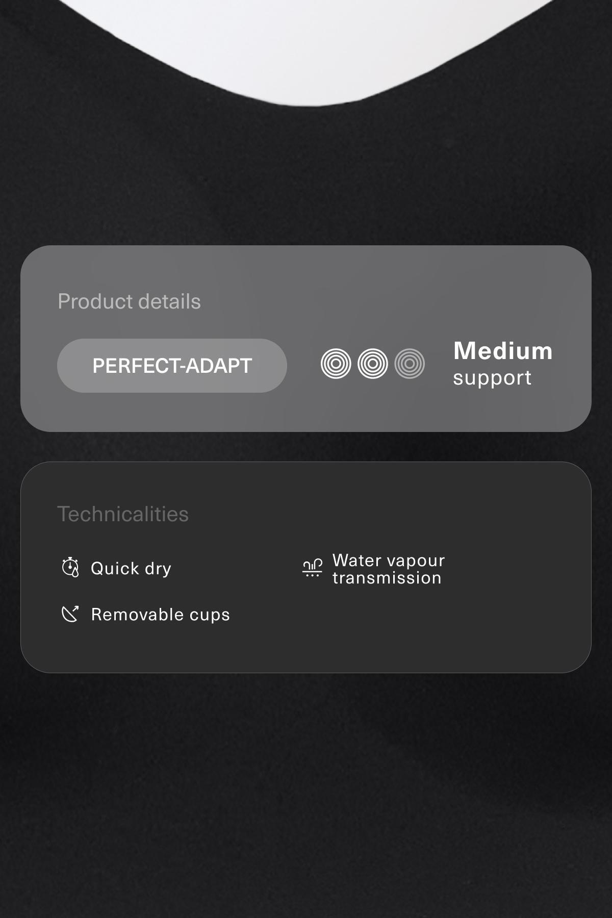 Oysho Perfect-adapt orta destekli spor sütyeni görsel 6