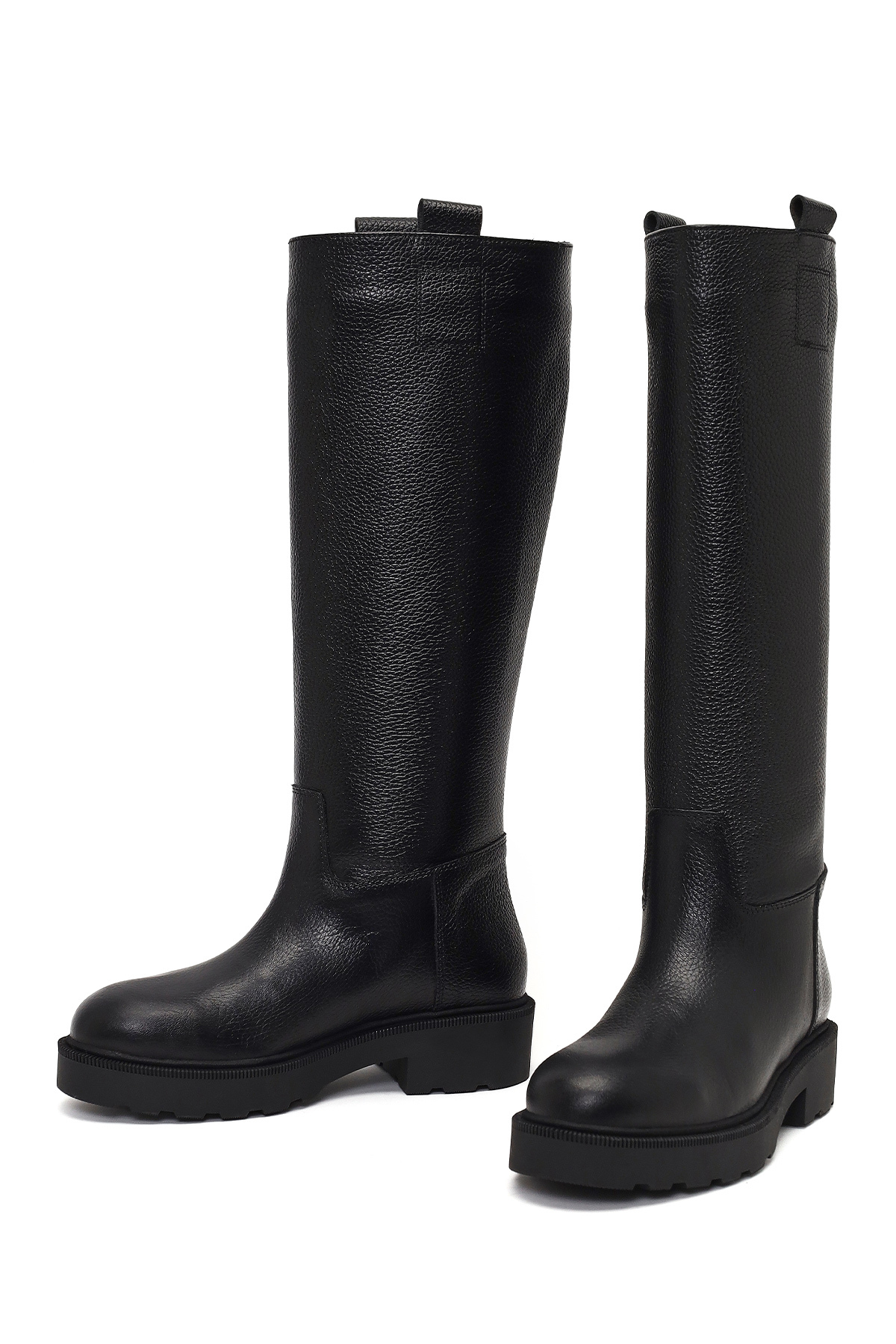 Derimod  Kadın Siyah Kalın Tabanlı Deri Çizme 25WFD1893FT - Görsel 7