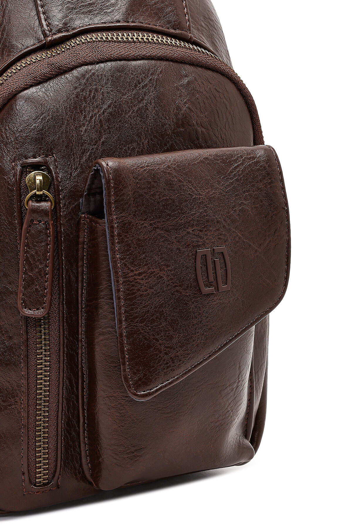 Derimod  Erkek Kahverengi Çapraz Çanta 25WBD3020FT - Görsel 8