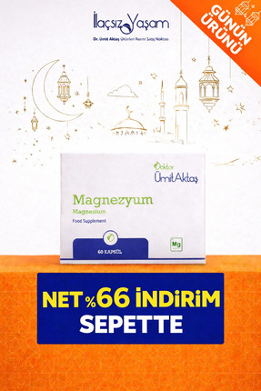 Dr. Ümit Aktaş Magnezyum - Bisglisinat - Yüksek Biyoyararlanım - 60 Kapsül