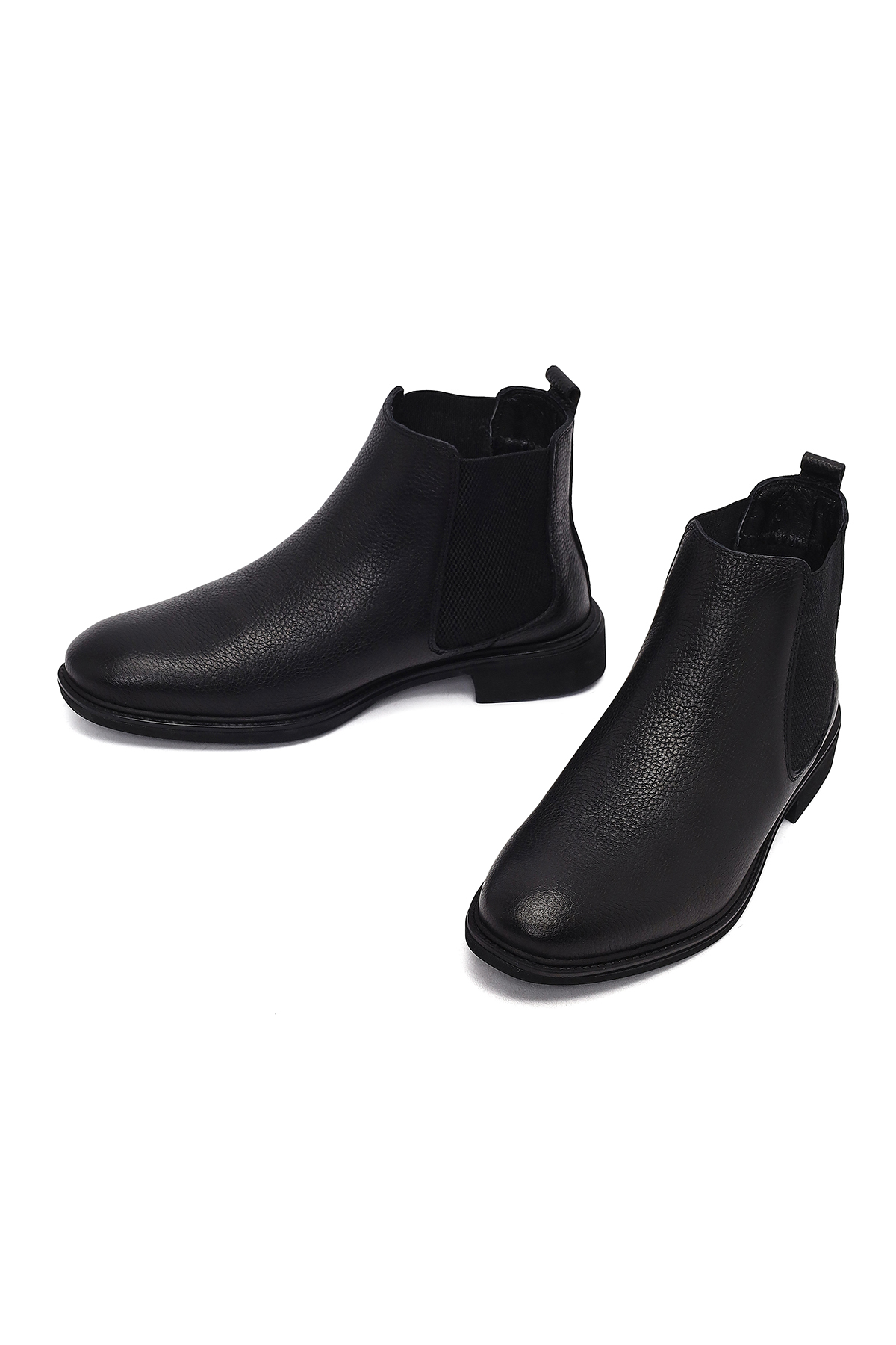 Derimod  Erkek Siyah Deri Casual Chelsea Bot 25WFD7540FT - Görsel 4