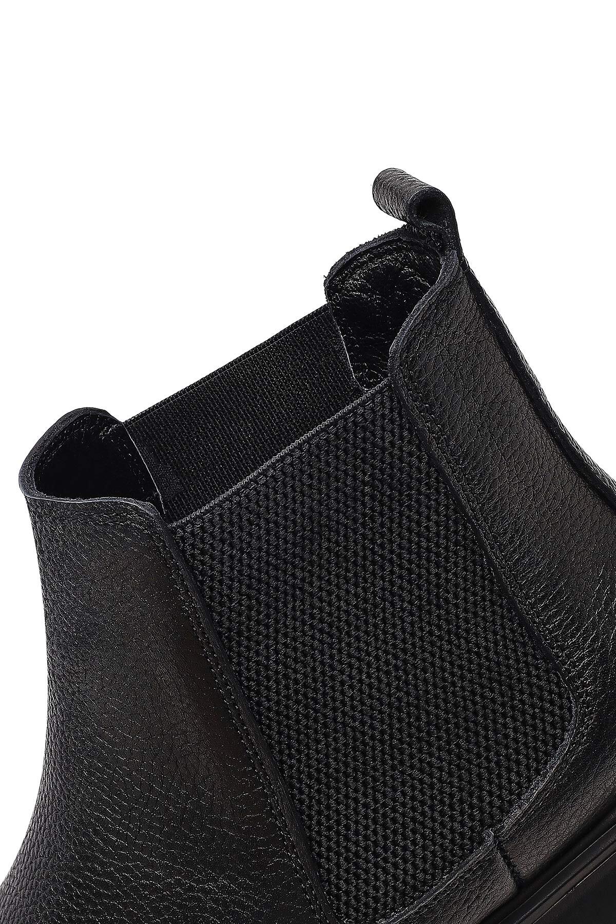 Derimod  Erkek Siyah Deri Casual Chelsea Bot 25WFD7540FT - Görsel 7