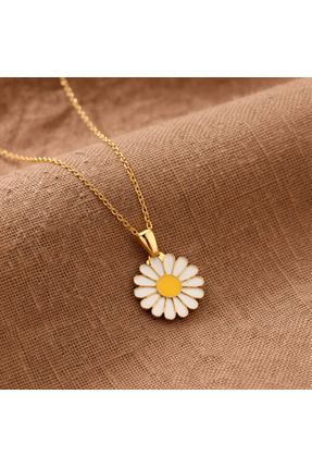 Soleildor 925 ayar Orijinal Gümüş Kişiye Özel İsimli Harfli Açılır Papatya Gü...