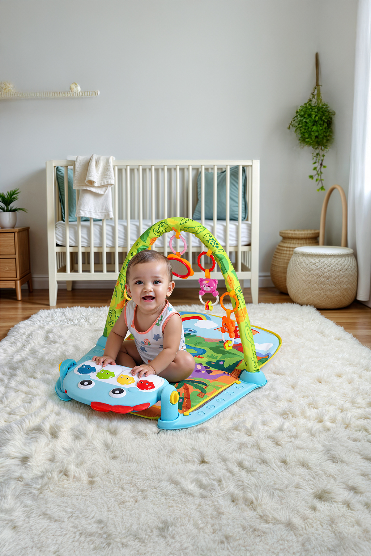 Babycim Babycim 0643 Piyanolu Dinazor Oyun Halısı Aktivite Oyun fotoğrafı 3 (önizleme)