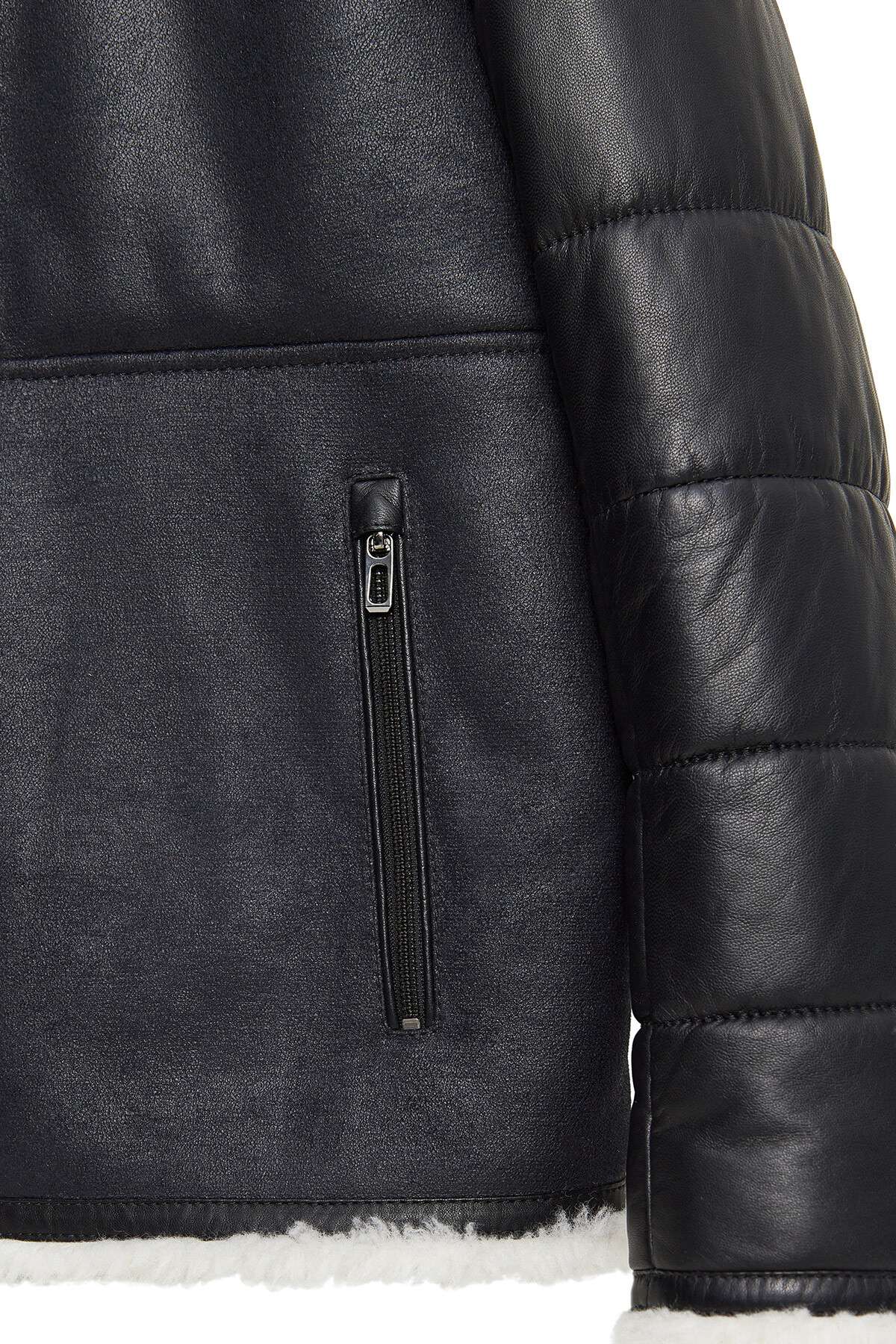 Derimod  Zermatt Erkek Siyah Teddy Mont 24WGD6556FF - Görsel 6