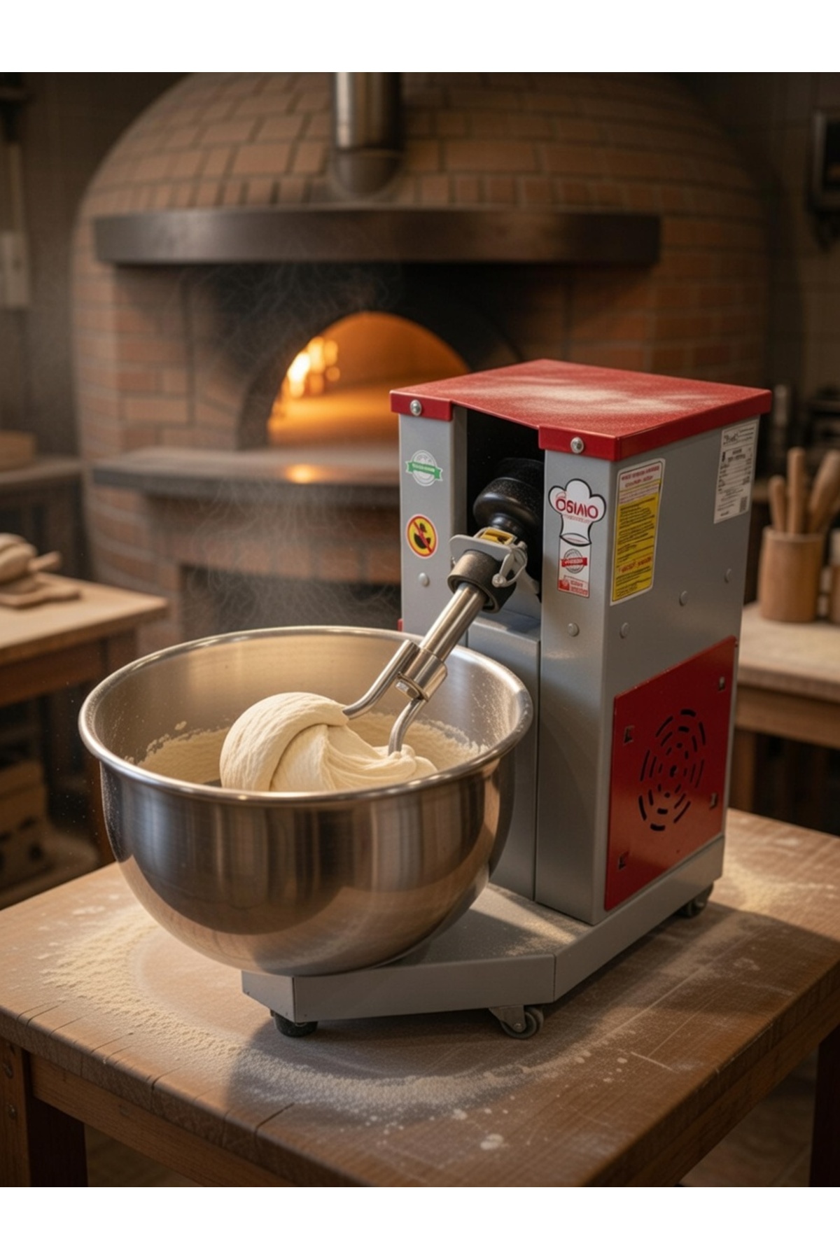 10 Kg Flour - 15 Kg Dough Kneader with 5 L Water/ Professional Dough Mix