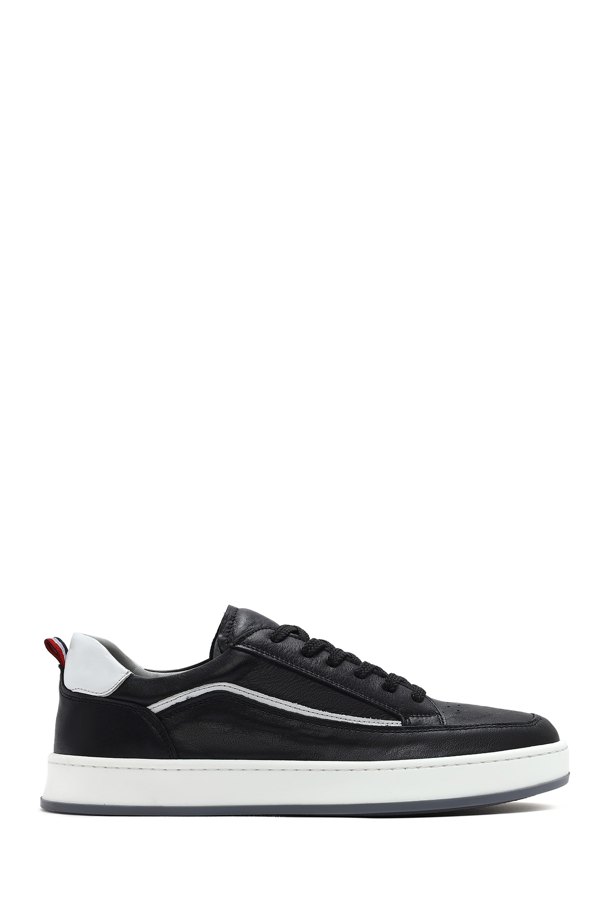 Derimod Erkek Siyah Bağcıklı Deri Sneaker 25SFD6881FT - Fiyatı