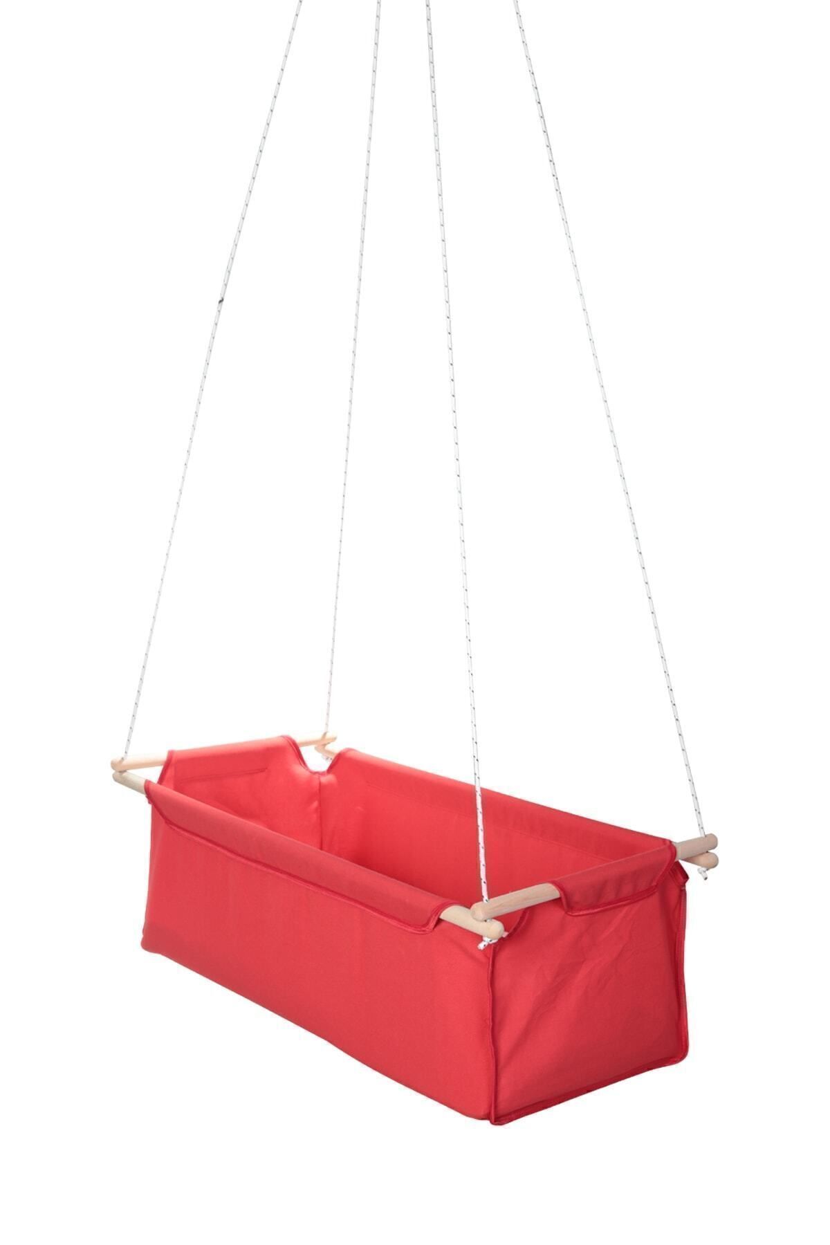 Bundeba Sally Kırmızı Salıncak Bebek Çocuk Salıncağı Hamak Beşik Bebek Hamağı Çingene Beşiği Salıncağı fotoğrafı 6 (önizleme)