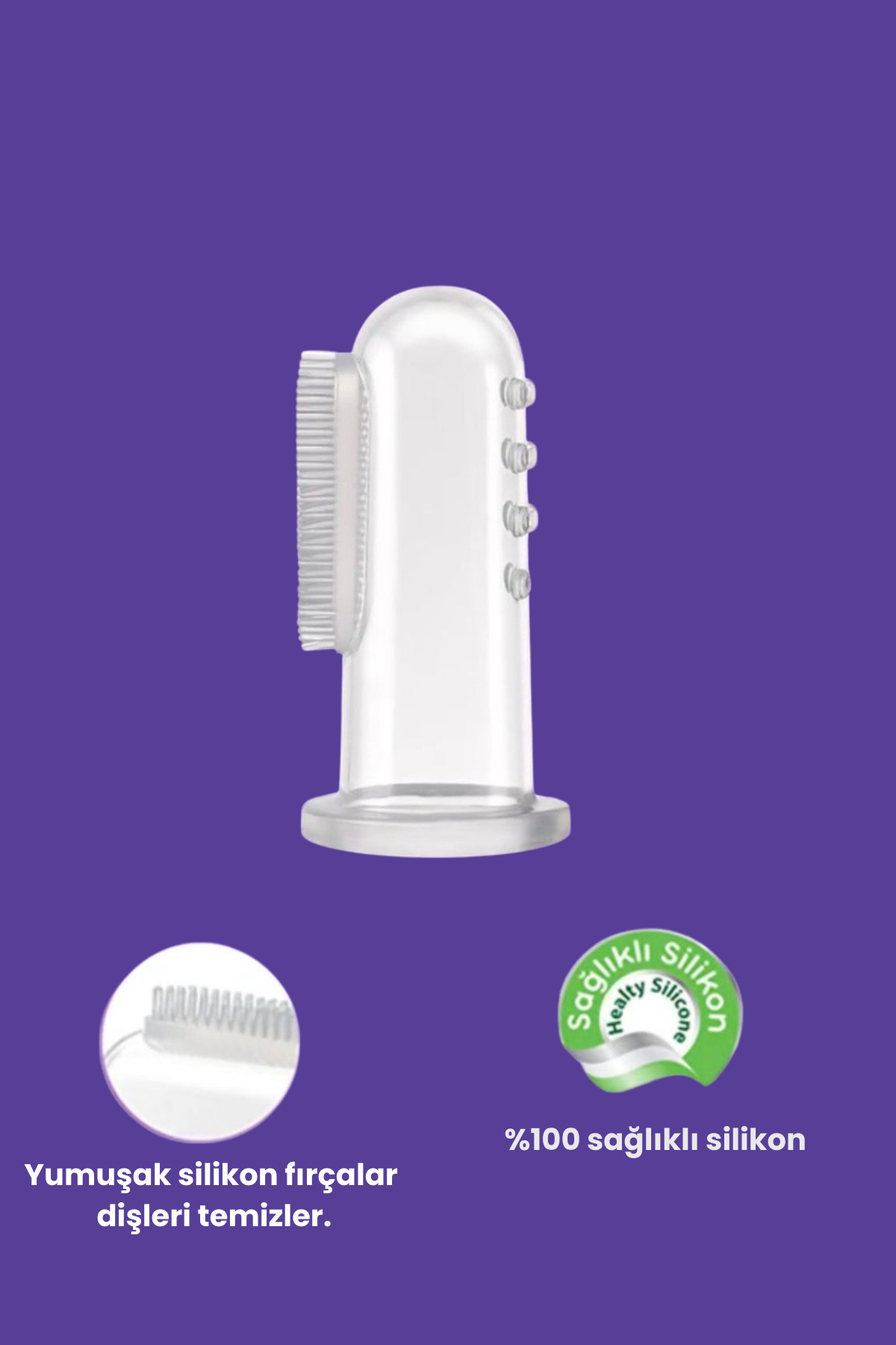 Hanymish Parmak Bebek Diş Fırçası fotoğrafı 5 (önizleme)