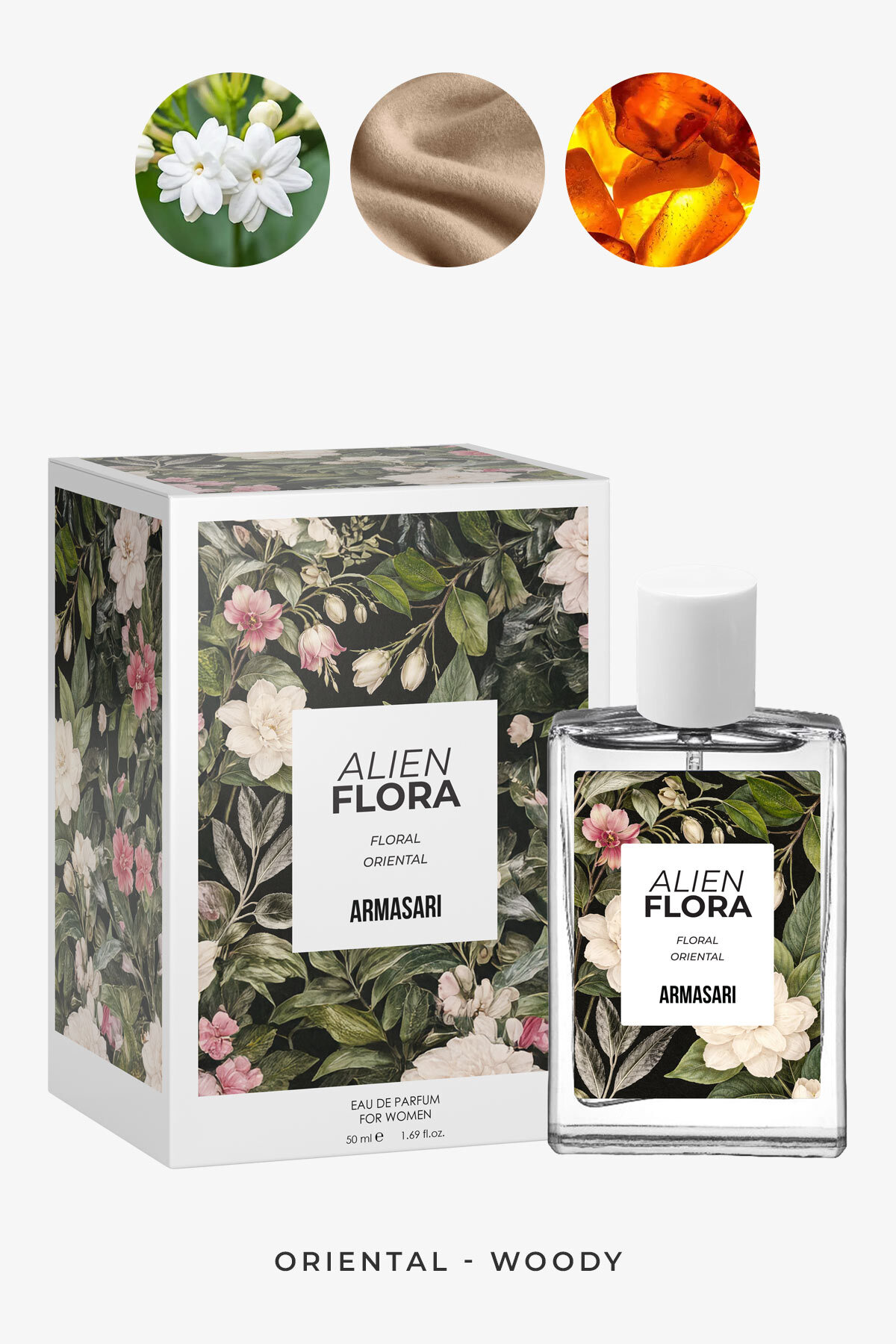 Armasari Alien Flora Kalıcı Kadın Parfüm 50ml | Oryantal & Odunsu | Yasemin, Kaşmir, Amber - Fiyatı, Yorumları