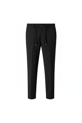 BASEL.CO Erkek Likralı Slim Fit Jogger Pantolon - 2 in1 Kemerli Kullanımda Kl...