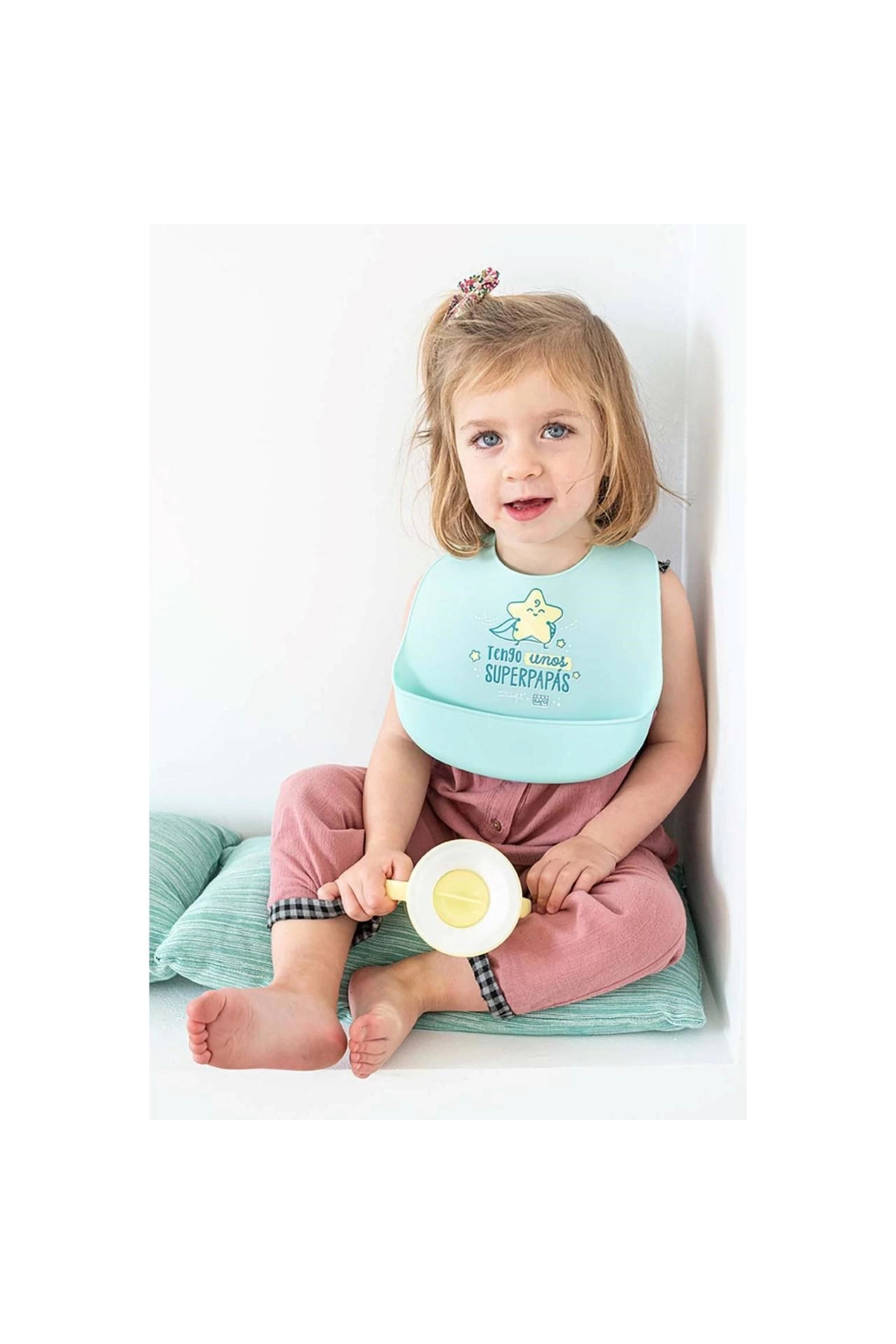 saro Damlatmayan 360 Derece İçilebilen Kulplu Sarı Alıştırma Bardağı fotoğrafı 3 (önizleme)