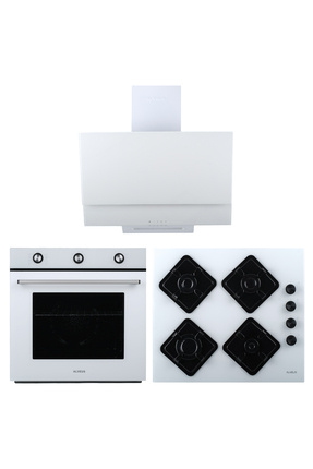 Alveus 6 Program Turbo Ankastre Cam Set - Beyaz