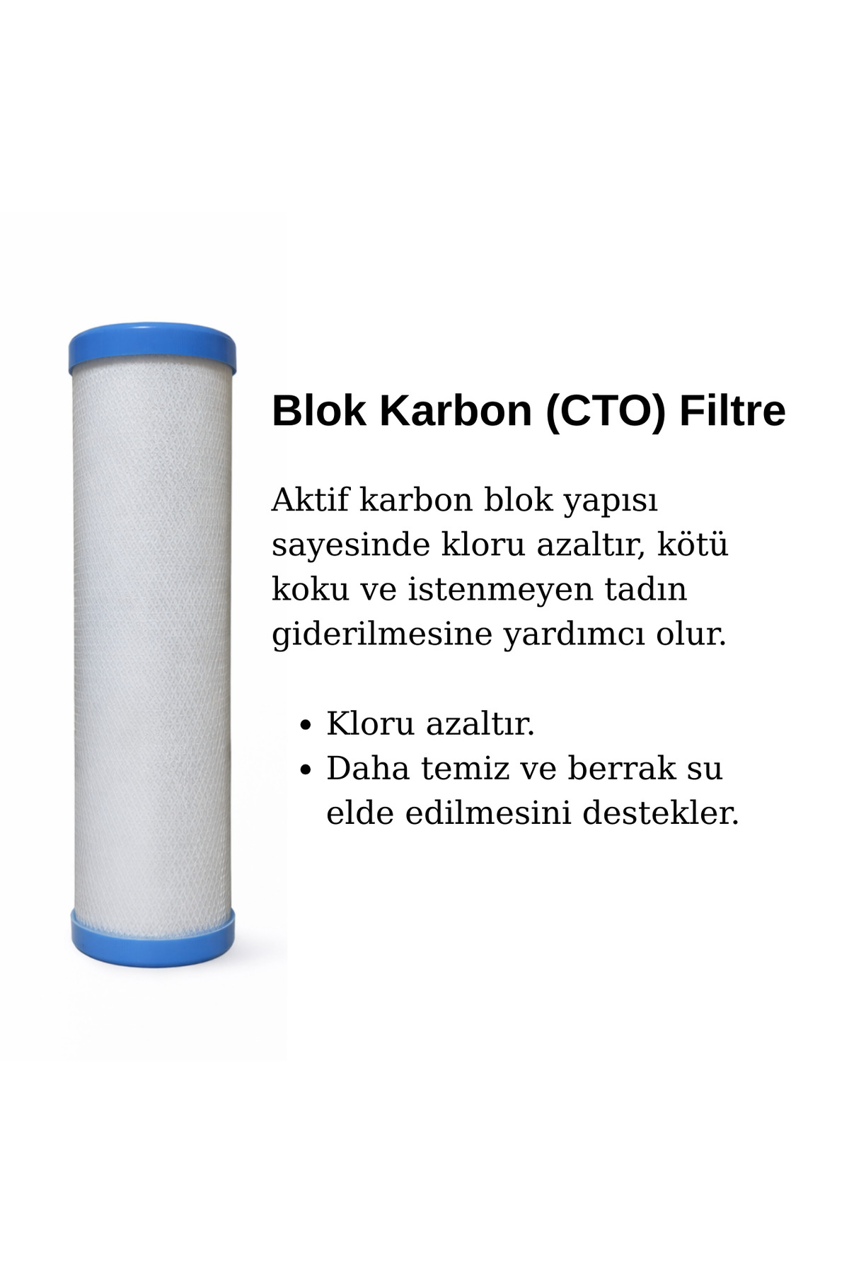 Block Carbon Filter Cto 10 Pieces For Open Case Water Purifiers