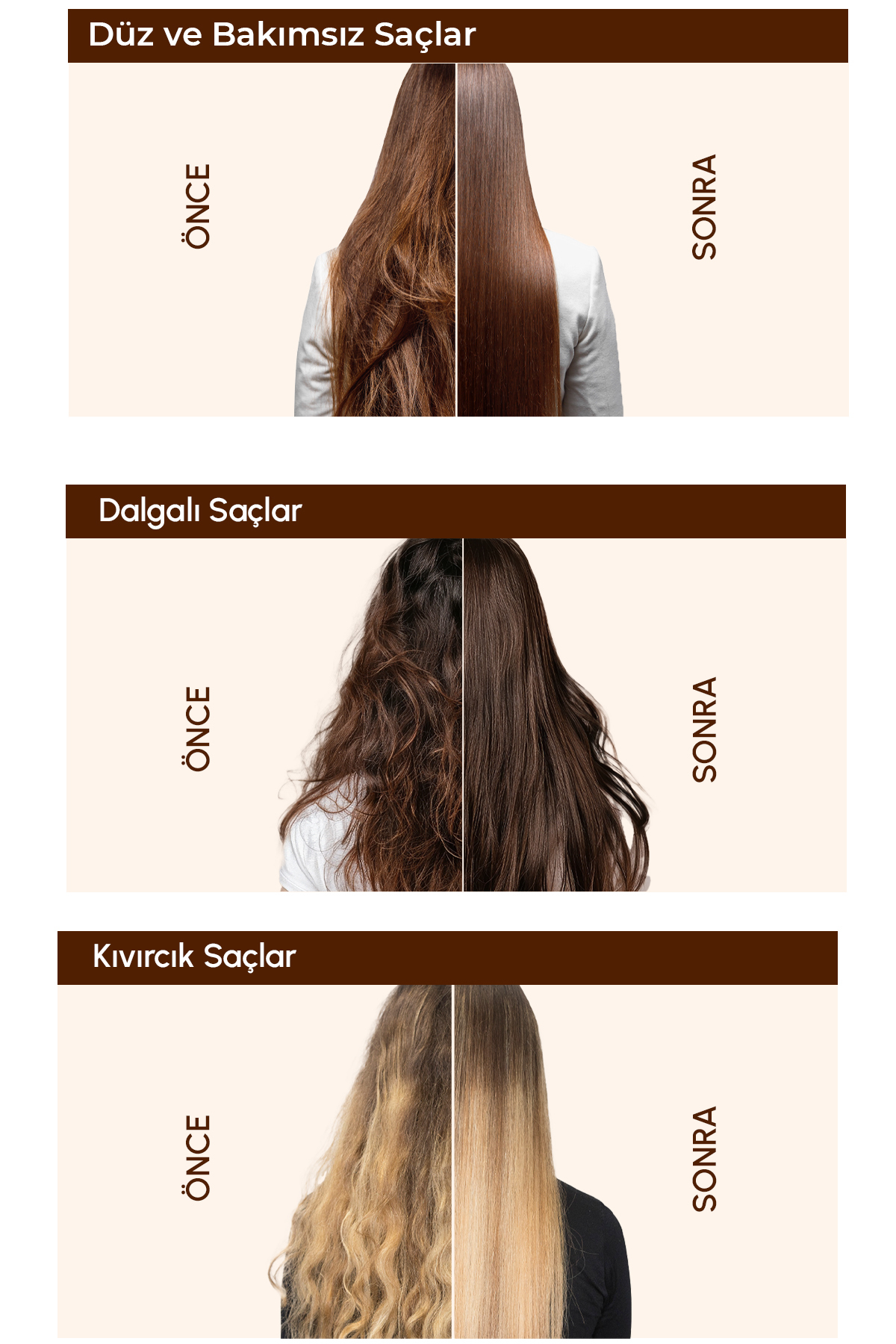Brezilya Fönü, Saç Düzleştirme & Keratin Botoks, Güçlendirici Ve Besleyici Evde Keratin Bakım Seti — Y-834 — تصویر 3 از 9