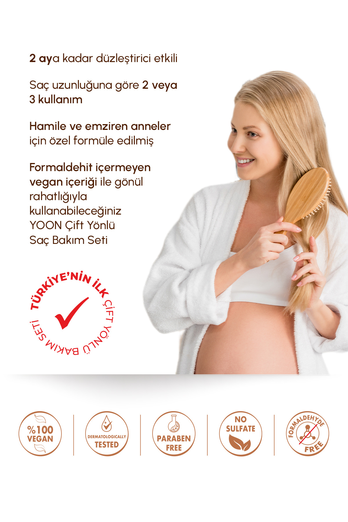 Brezilya Fönü, Saç Düzleştirme & Keratin Botoks, Güçlendirici Ve Besleyici Evde Keratin Bakım Seti — Y-834 — تصویر 7 از 9
