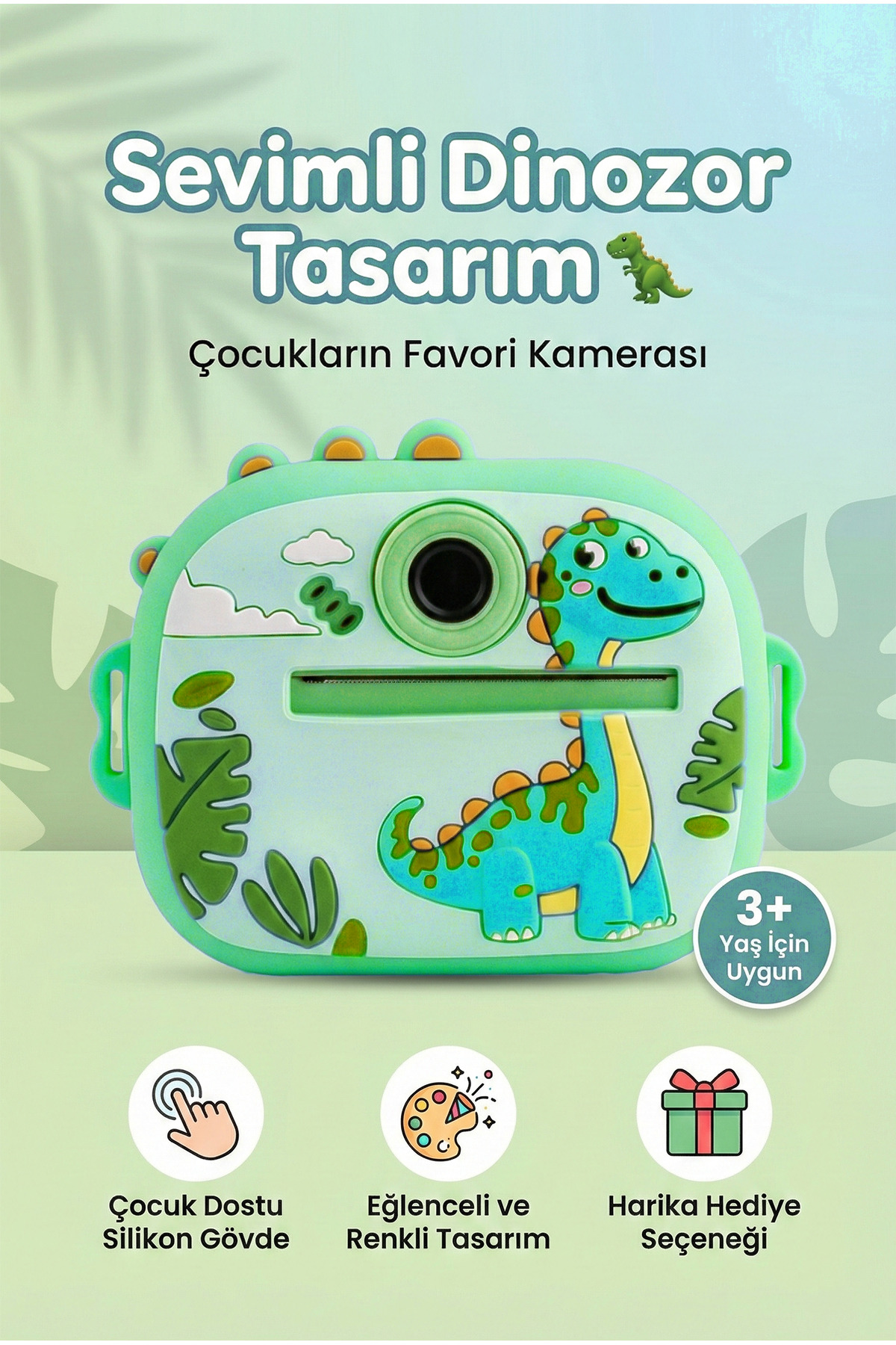 4 Berry M5 Taşınabilir Fotoğraf Yazıcı ve Kamera DİNAZOR Yeşil fotoğrafı 6 (önizleme)