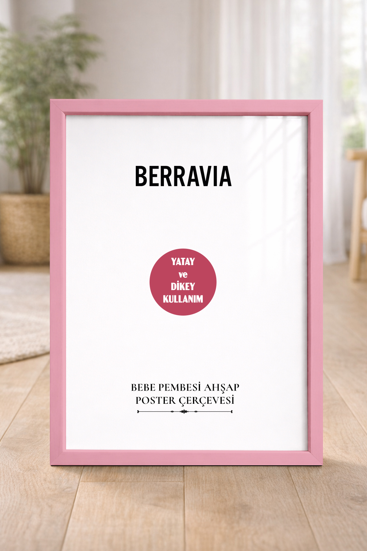 Table, Poster, Picture Frame Wooden Frame - LIGHT PINK