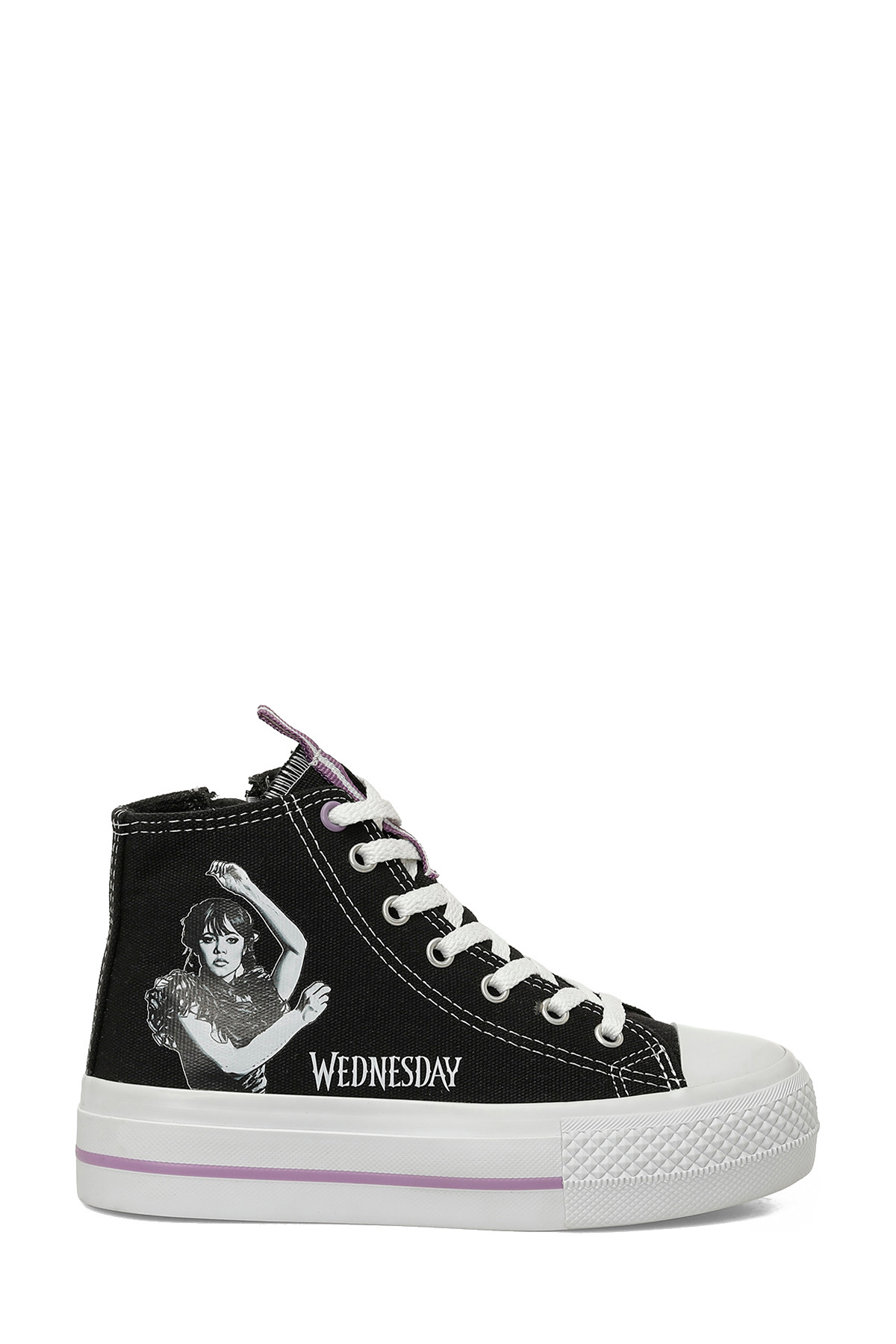WEDNESDAY WENDE.F6FX Siyah Kız Çocuk High Sneaker - Fiyatı