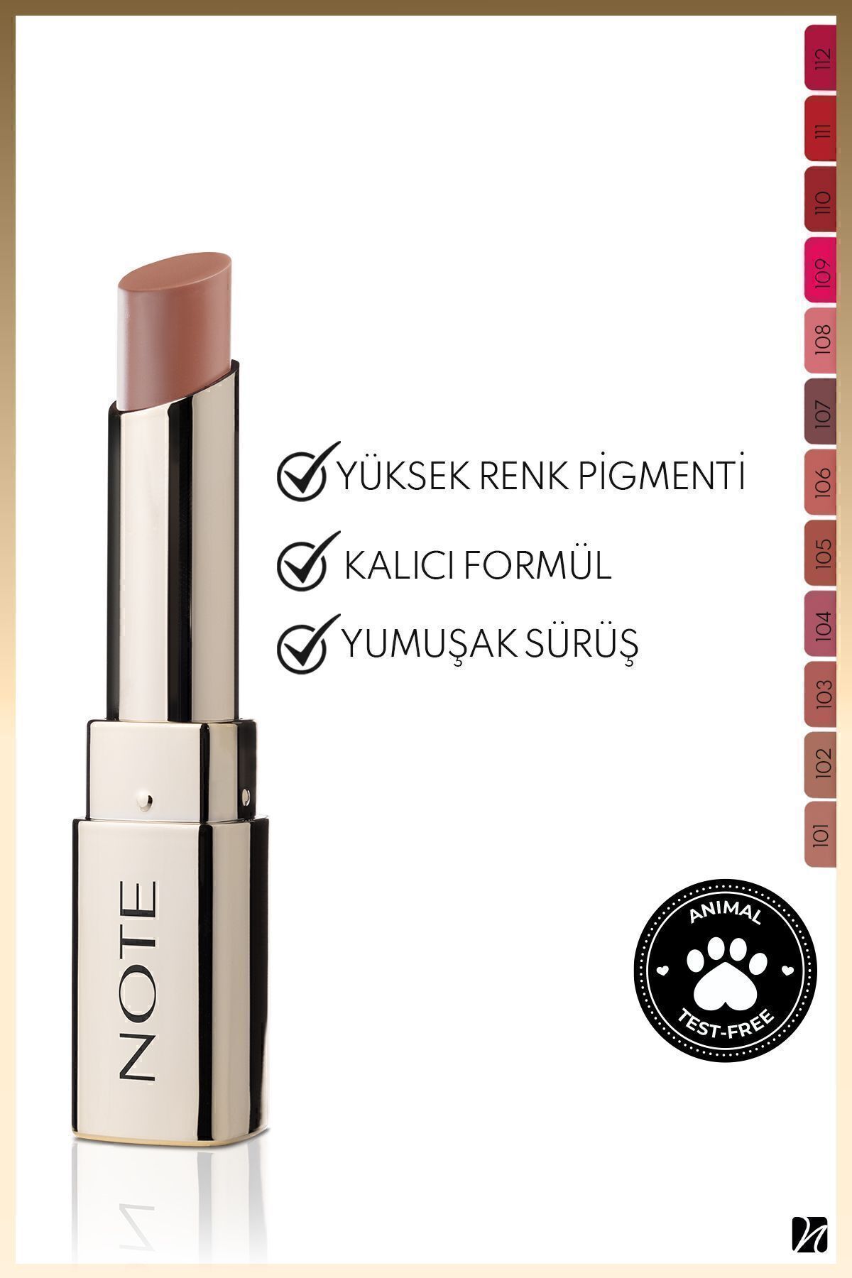 Iconic Matte Lipstick Kalıcı Mat Ruj 102 Soulmate - Nude — قهوه‌ای LST ICONIC MATTE — تصویر 4 از 8