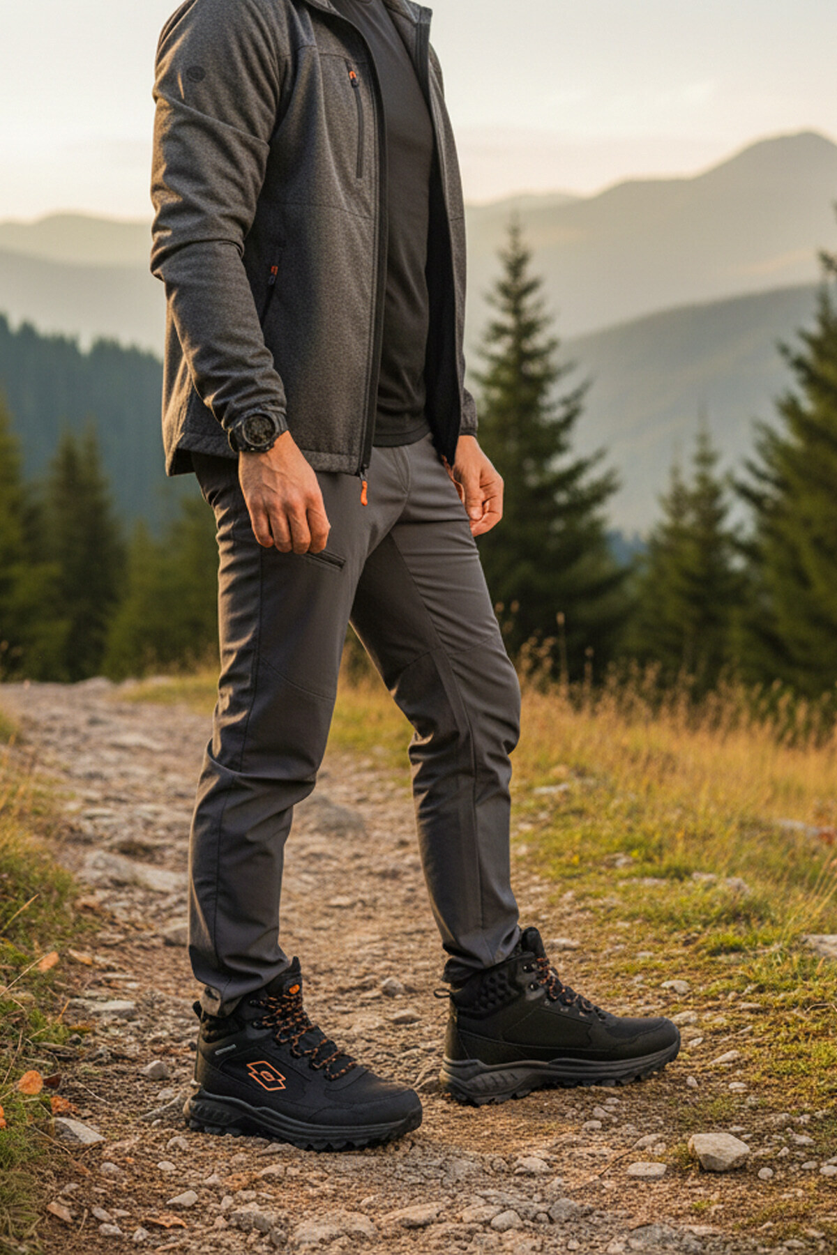 Lotto  MERLINO HIGH WP 5PR Siyah Erkek Outdoor Bot - Görsel 2