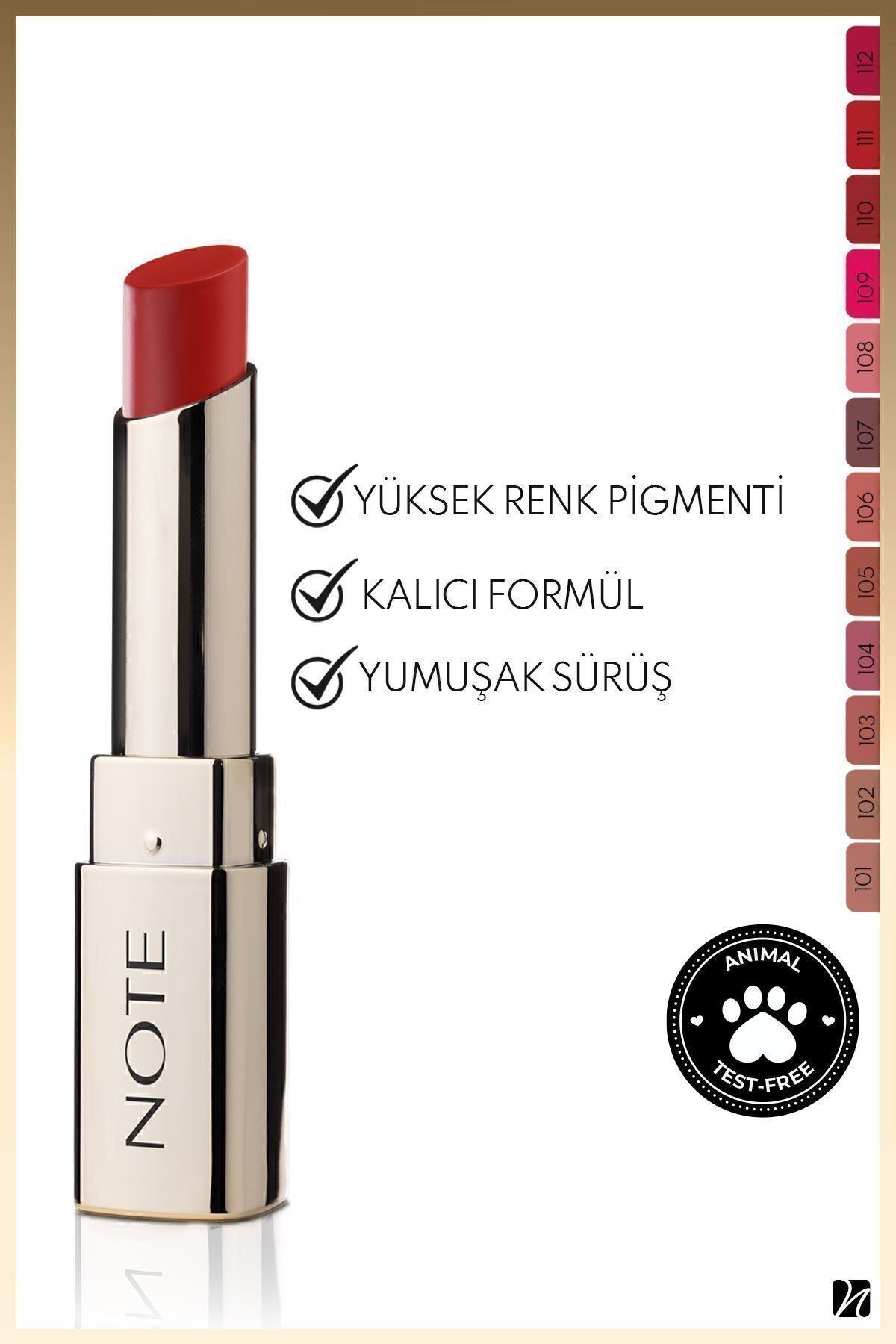 رژ لب مات آیکونیک، رژ لب مات بادوام شماره ۱۱۱ Fearless - قرمز — قرمز LST ICONIC MATTE — تصویر 4 از 8
