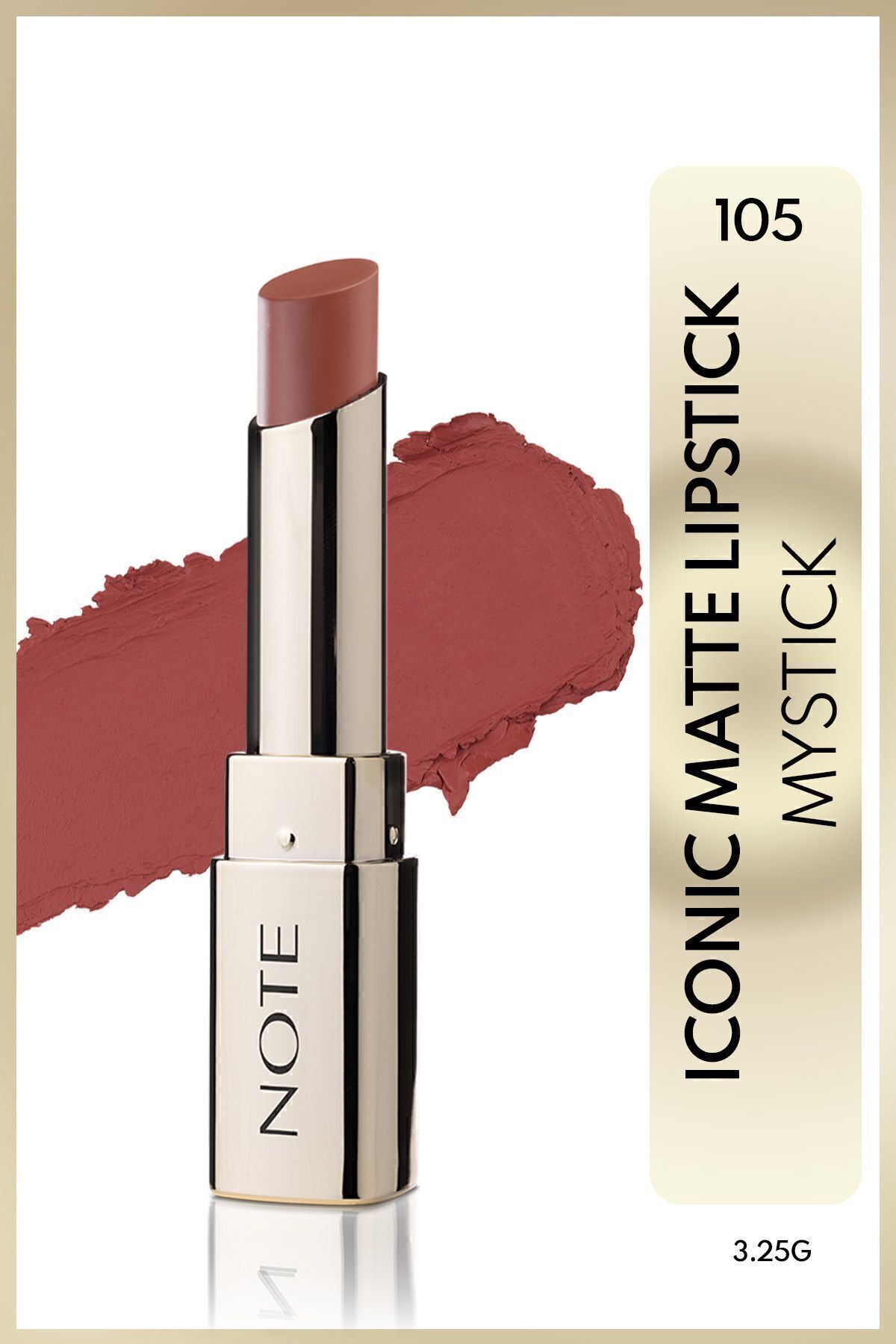 Note Cosmetics Iconic Matte Lipstick Kalıcı Mat Ruj 105 Mystick - Nude - Fiyatı, Yorumları