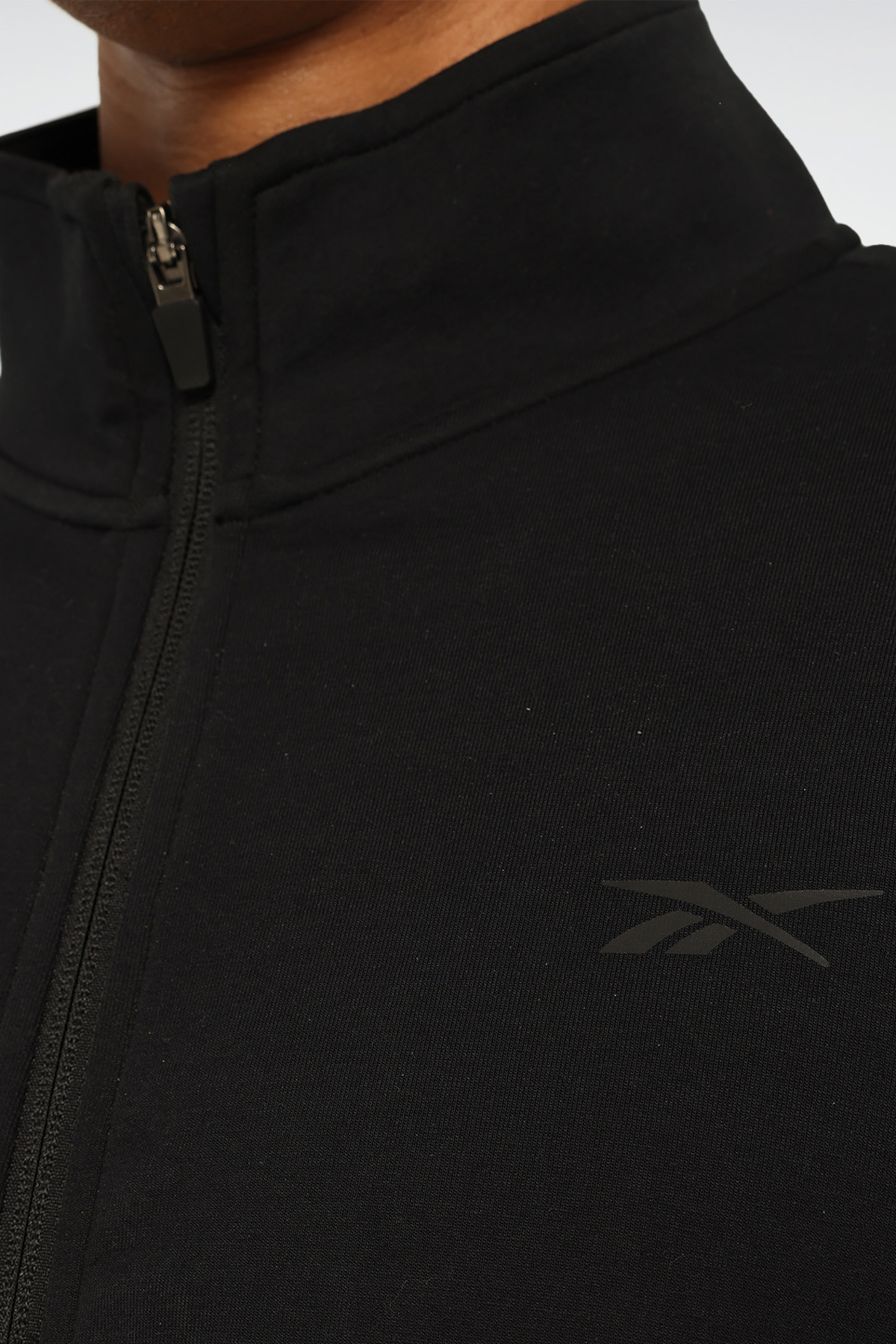 Reebok HERITA FZ Siyah Erkek Eşofman Üstü görsel 4