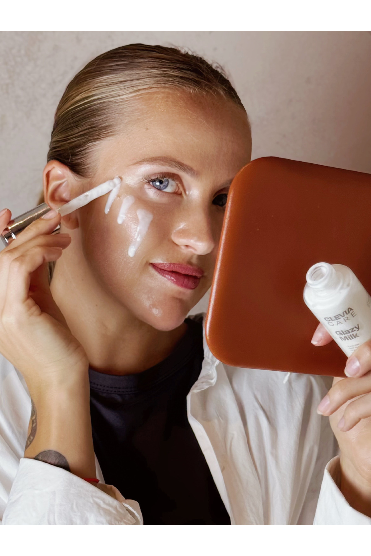 Glazy Milk Glow Etkili Nemlendirici Serum – Cam Cilt Etkisi & Yoğun Nem 50 ml — GlazyMilk — تصویر 4 از 7