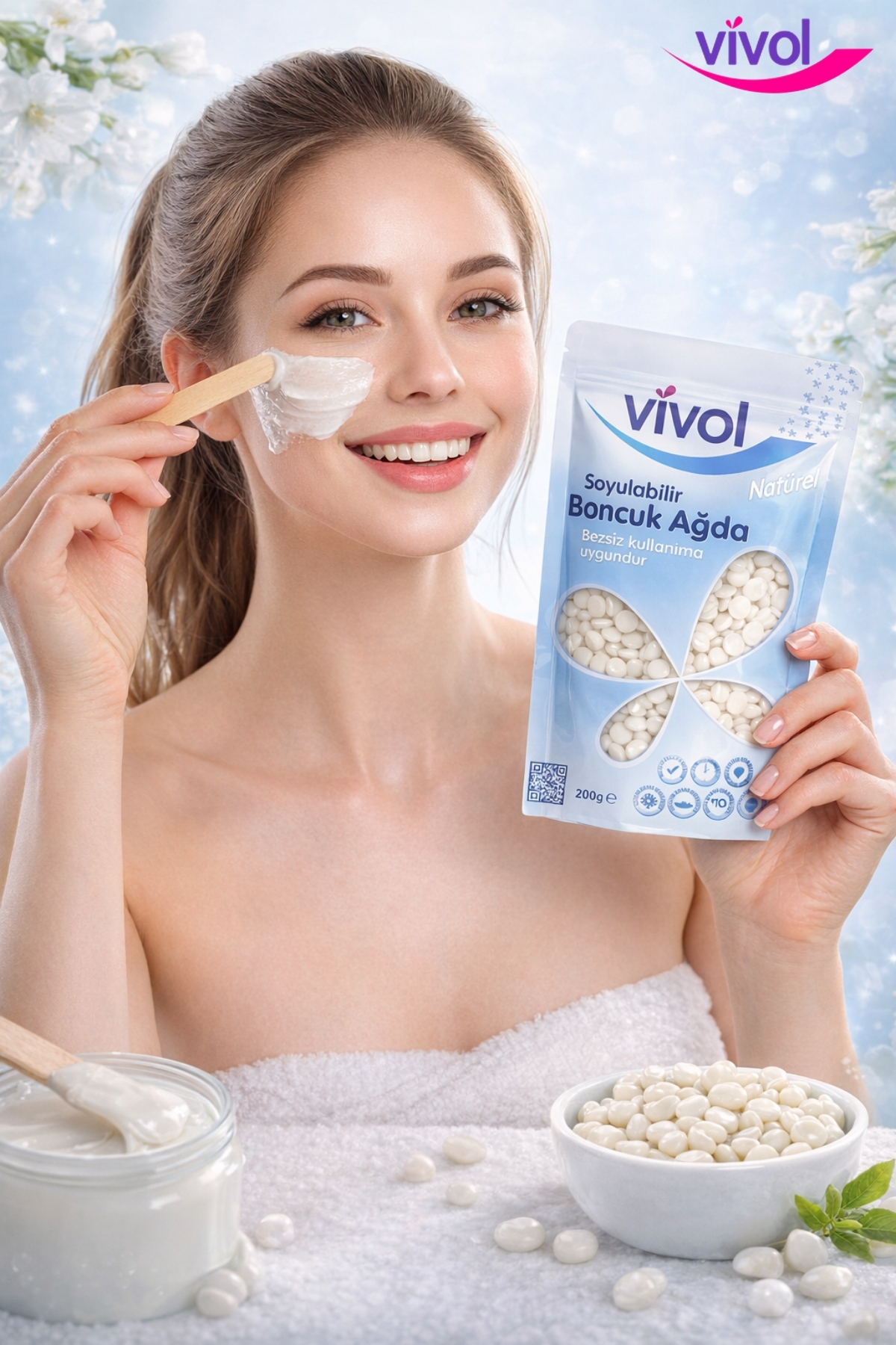 Vivol SOYULABİLİR BEZSİZ KULLANIM BONCUK AĞDA NATUREL - Fiyatı, Yorumları