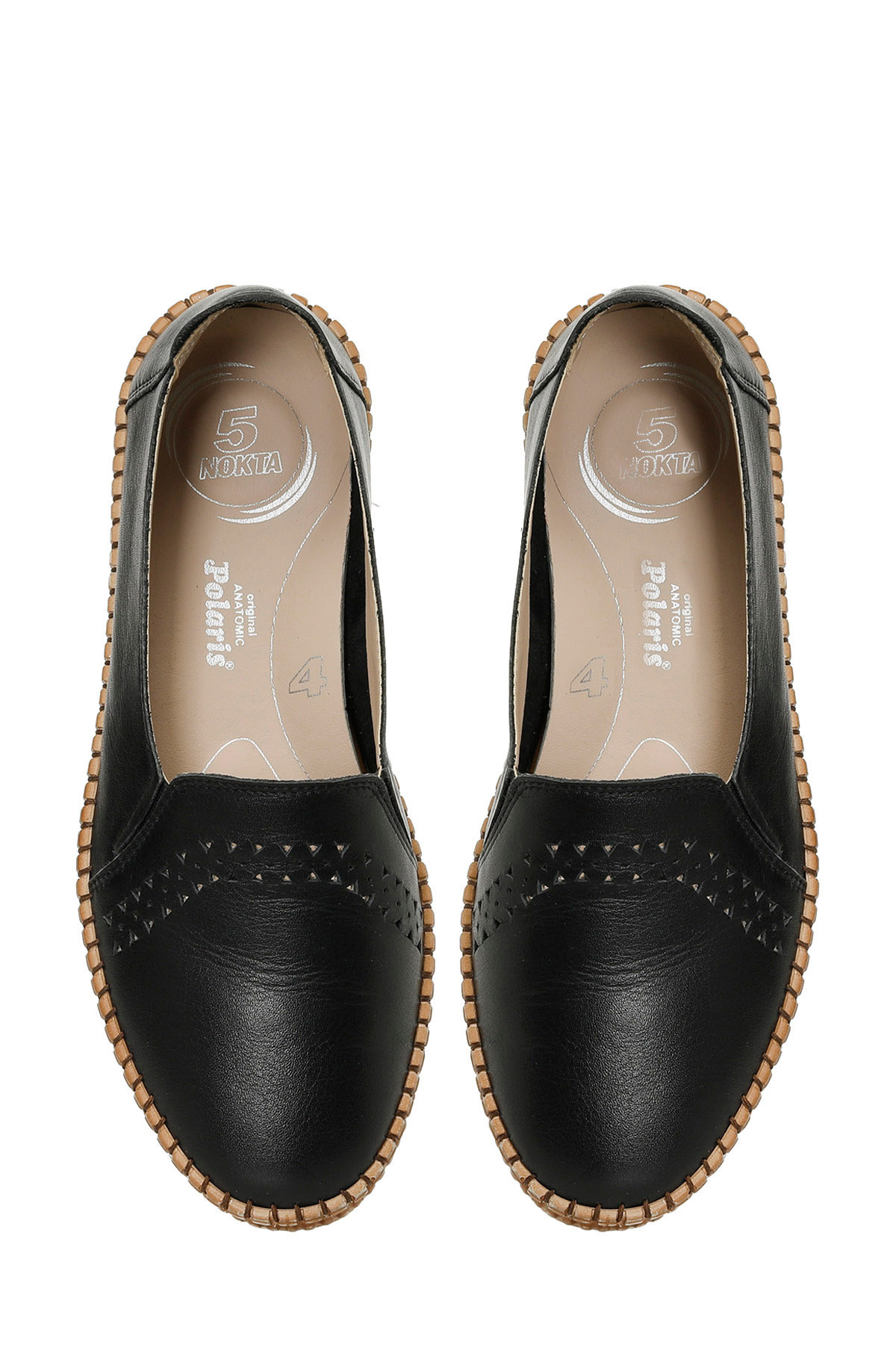 Polaris  104040.Z5FX Siyah Kadın Düz Ayakkabı - Görsel 4