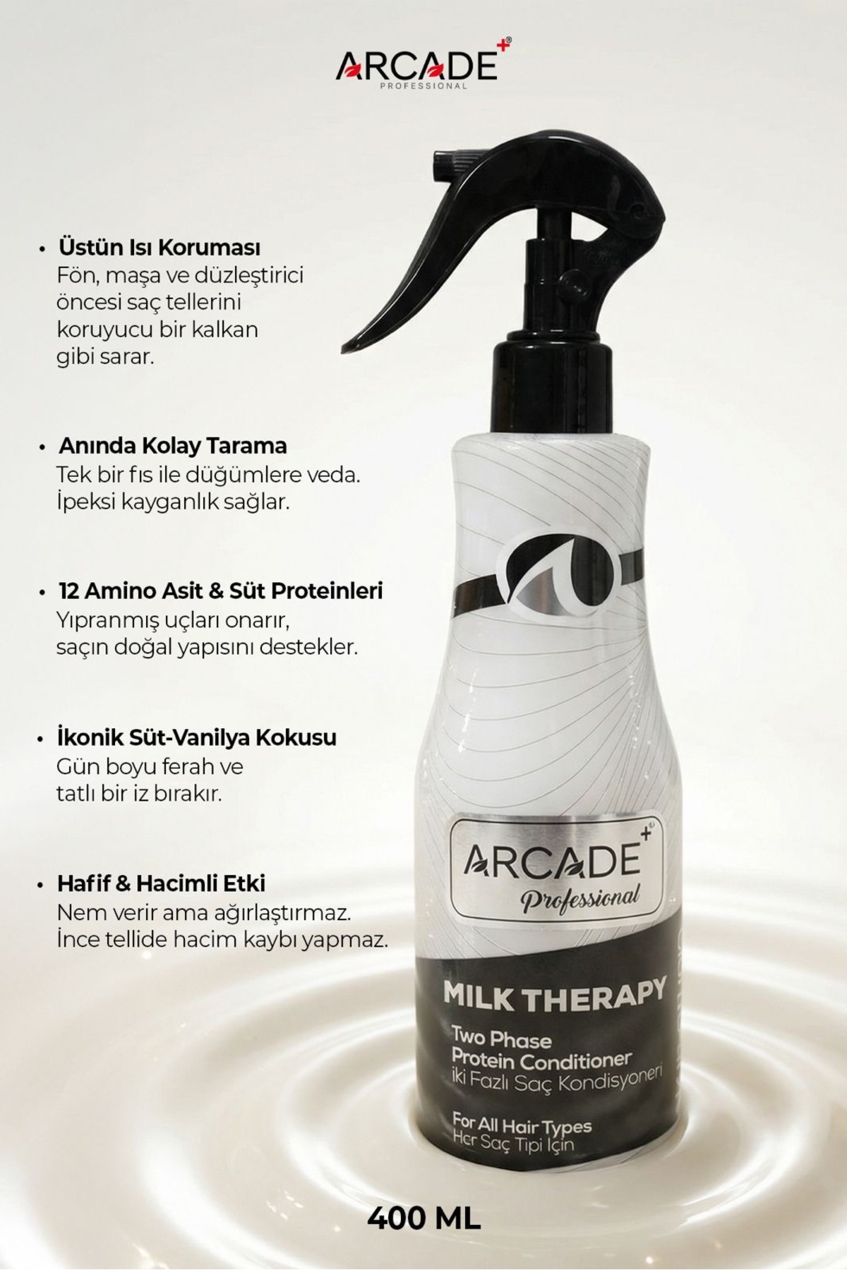 Milk Therapy Çift Fazlı Fön Sütü 400Ml — 153.AH.2704 — تصویر 2 از 5