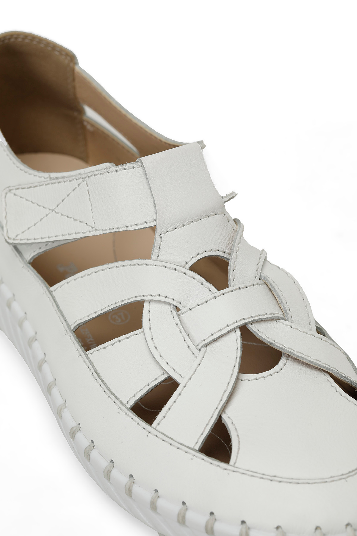 Polaris  105425.Z5FX Beyaz Kadın Düz Ayakkabı - Görsel 7