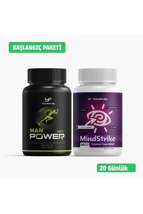 yourfuel ManPower & MindStrike | 20 Günlük Paket