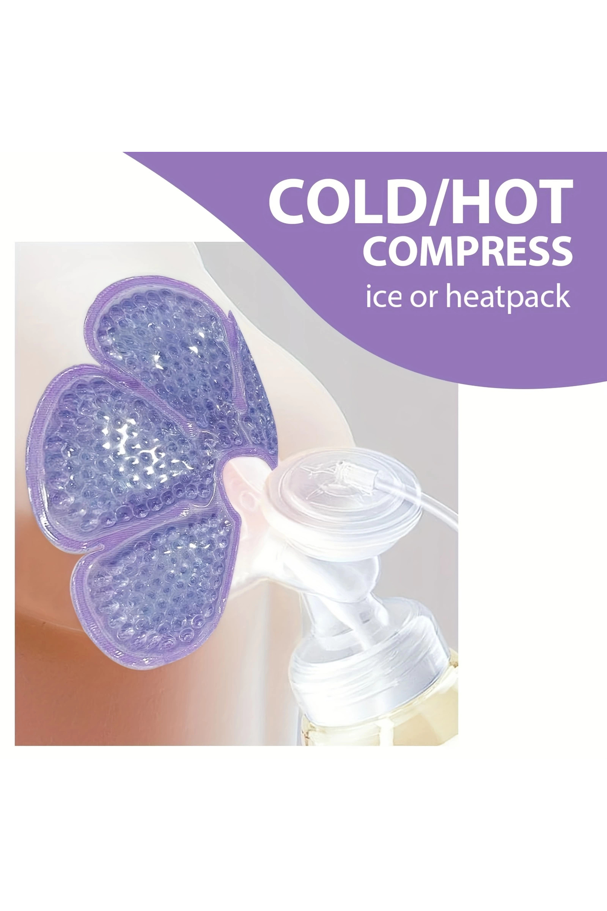 Epilons Emziren Anneler İçin 2 Li Jel Göğüs Pedi – Sıcak Ve Soğuk Kullanıma Uygun, Pvc Dolgulu, Konfor Ve De fotoğrafı 4 (önizleme)