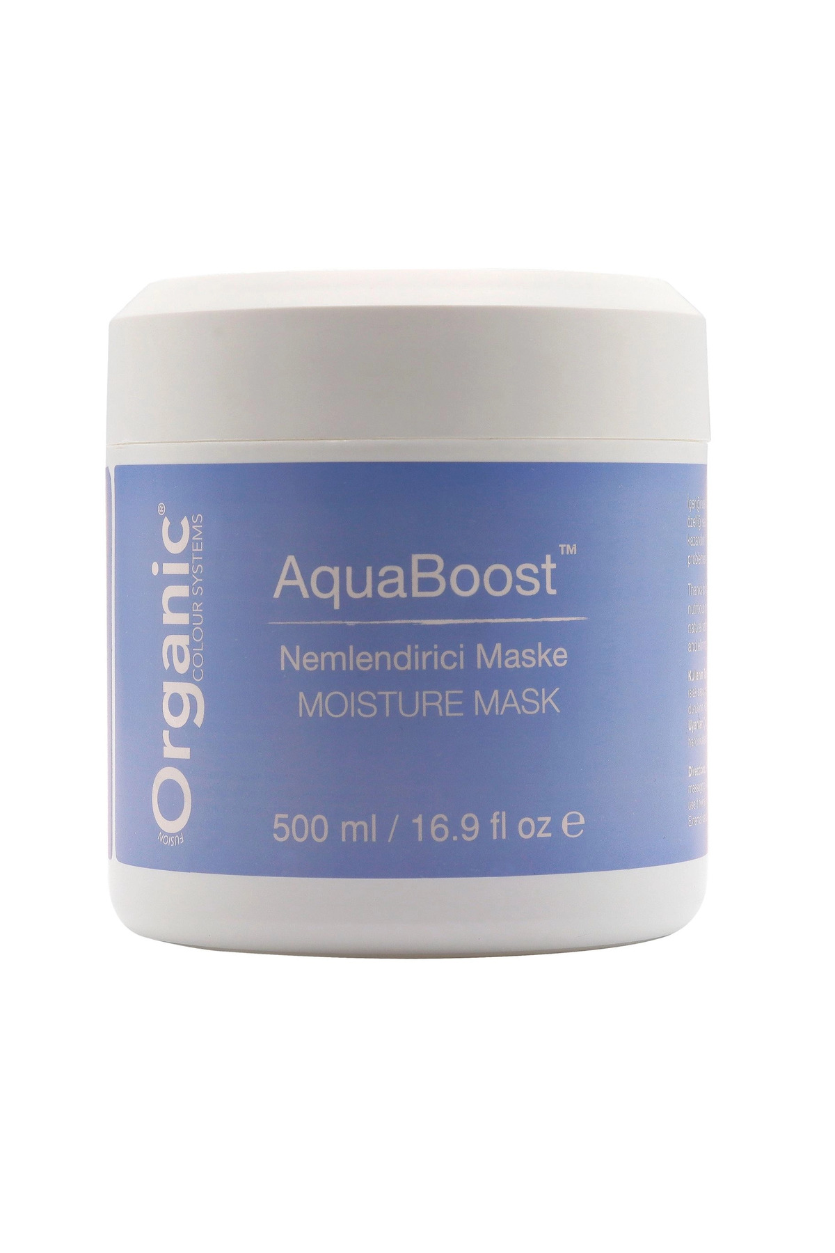 Organic Aqua Boost Nemlendiri Saç Bakım Maskesi 500ml — ORAB-12
