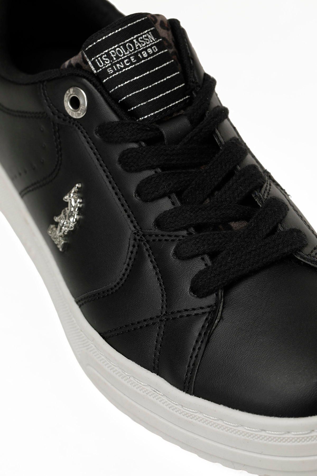 U.S. Polo Assn. PRELO 6FX Siyah Kadın Sneaker görsel 7