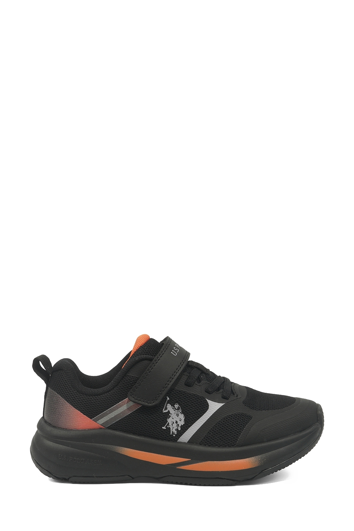 U.S. Polo Assn. YUTE JR 5PR Siyah Erkek Çocuk Spor Ayakkabı