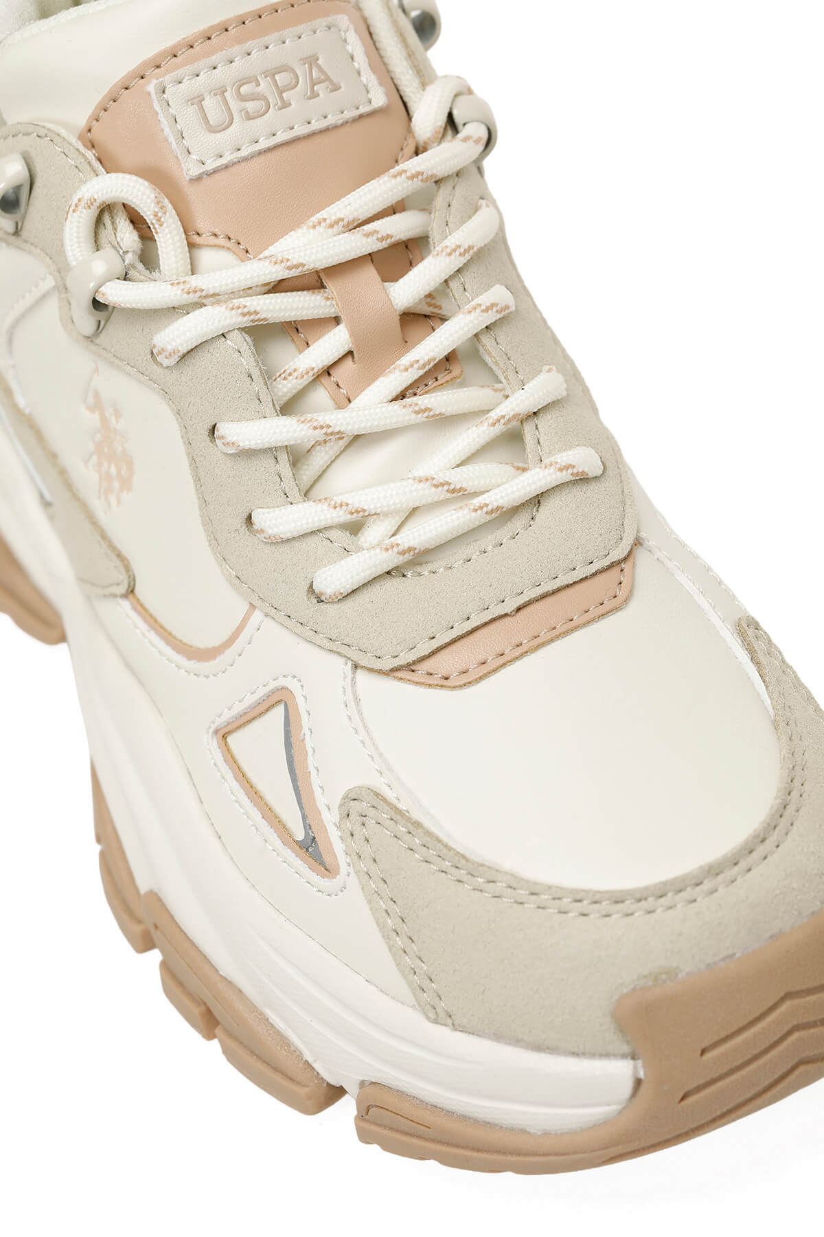 U.S. Polo Assn.  KALISTA 6FX Bej Kadın Spor Ayakkabı - Görsel 7