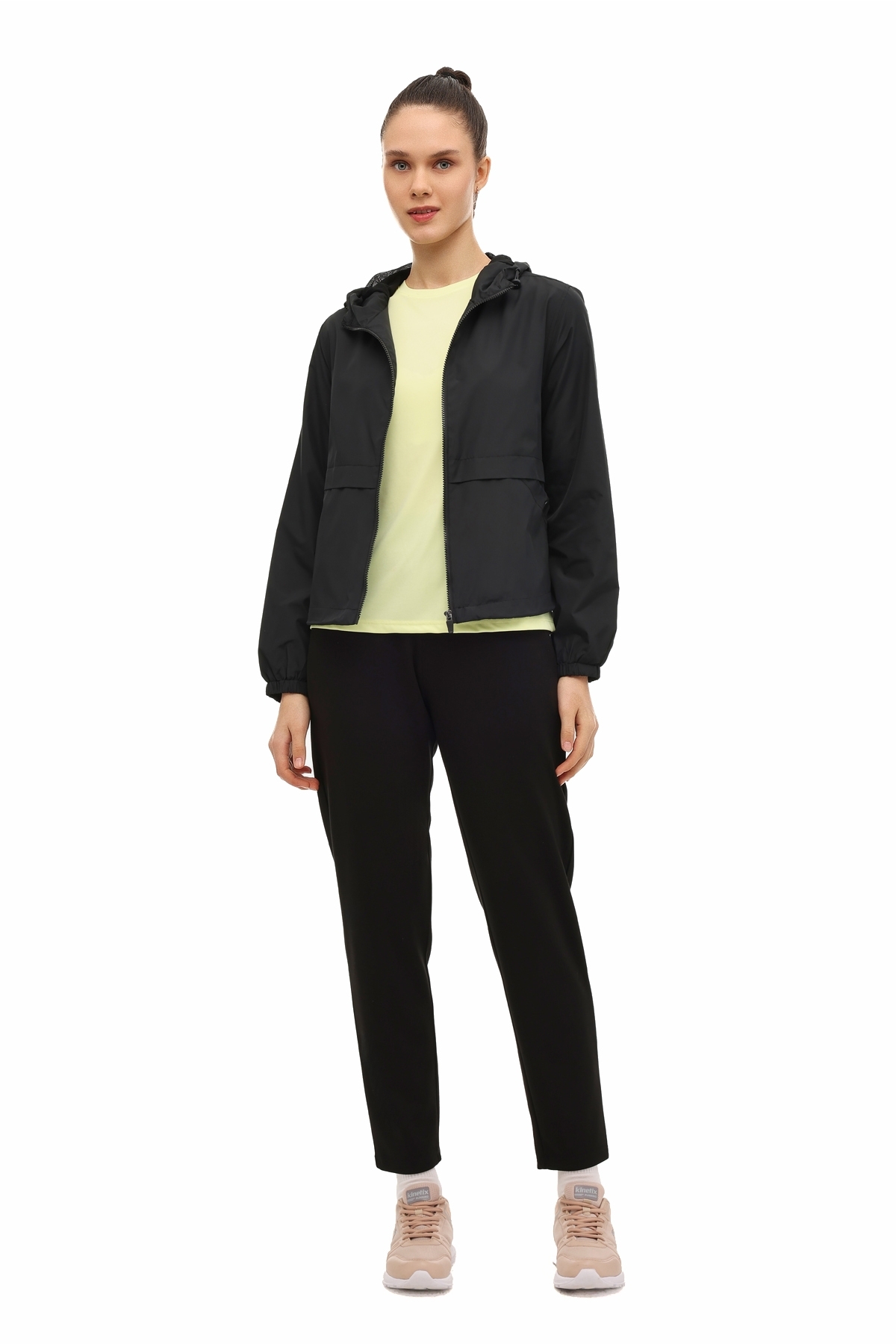 Kinetix  WL 8GABY 8P100 6FX Siyah Kadın Yağmurluk - Görsel 3