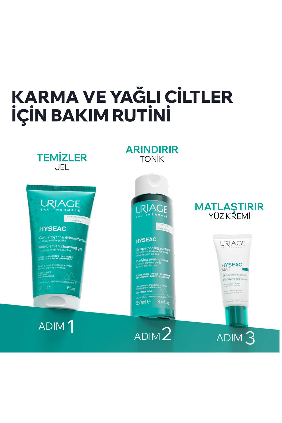 HYSEAC Mat Karma ve Yağlı Ciltler İçin Matlaştırıcı Emulsiyon 40 ml — 3661434010033 — تصویر 6 از 8