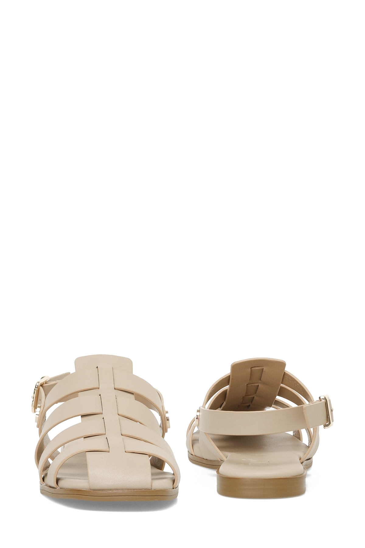 İnci  ASHA 5FX Bej Kadın Düz Sandalet - Görsel 5