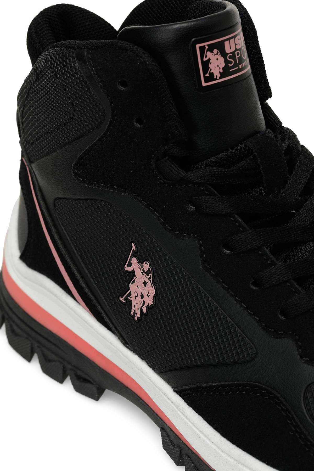 U.S. Polo Assn. SAGAN HI WMN 4PR Siyah Kadın Outdoor Bot görsel 7