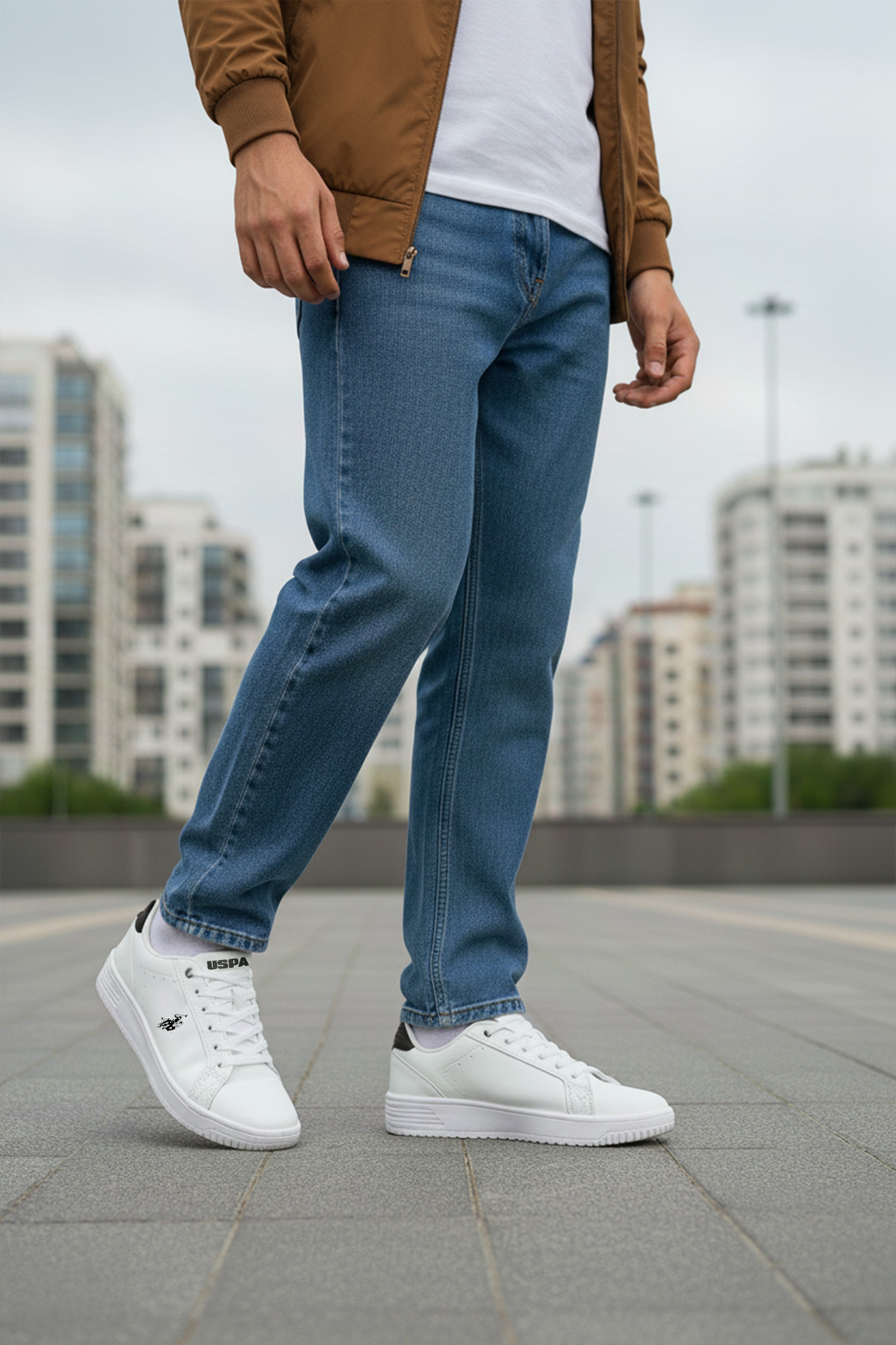 U.S. Polo Assn.  COST 5PR Beyaz Erkek Sneaker - Görsel 2