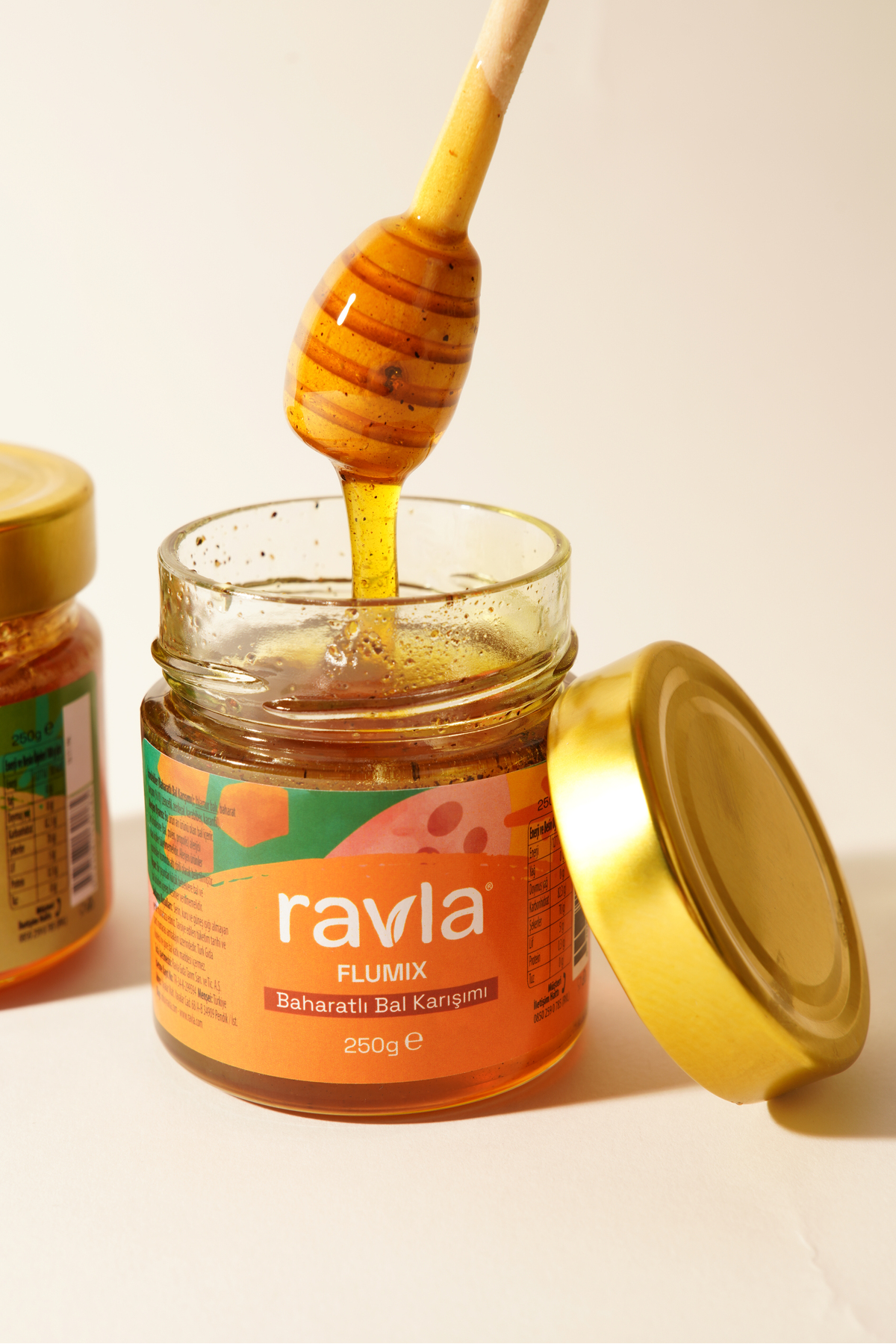 Ravla Flumix Baharatlı Bal Karışımı - 250g fotoğrafı 6 (önizleme)
